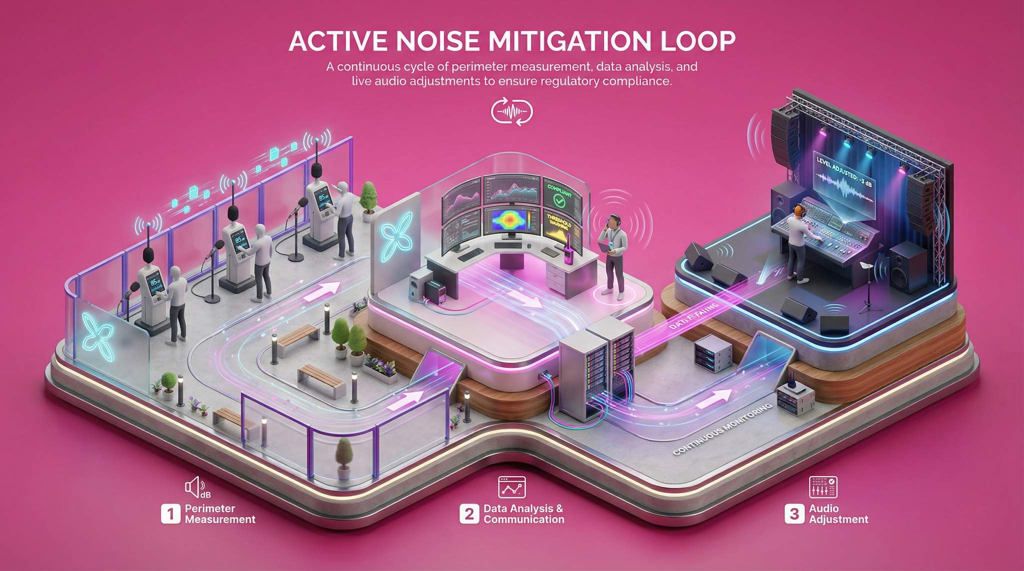 Active Noise Mitigation Loop