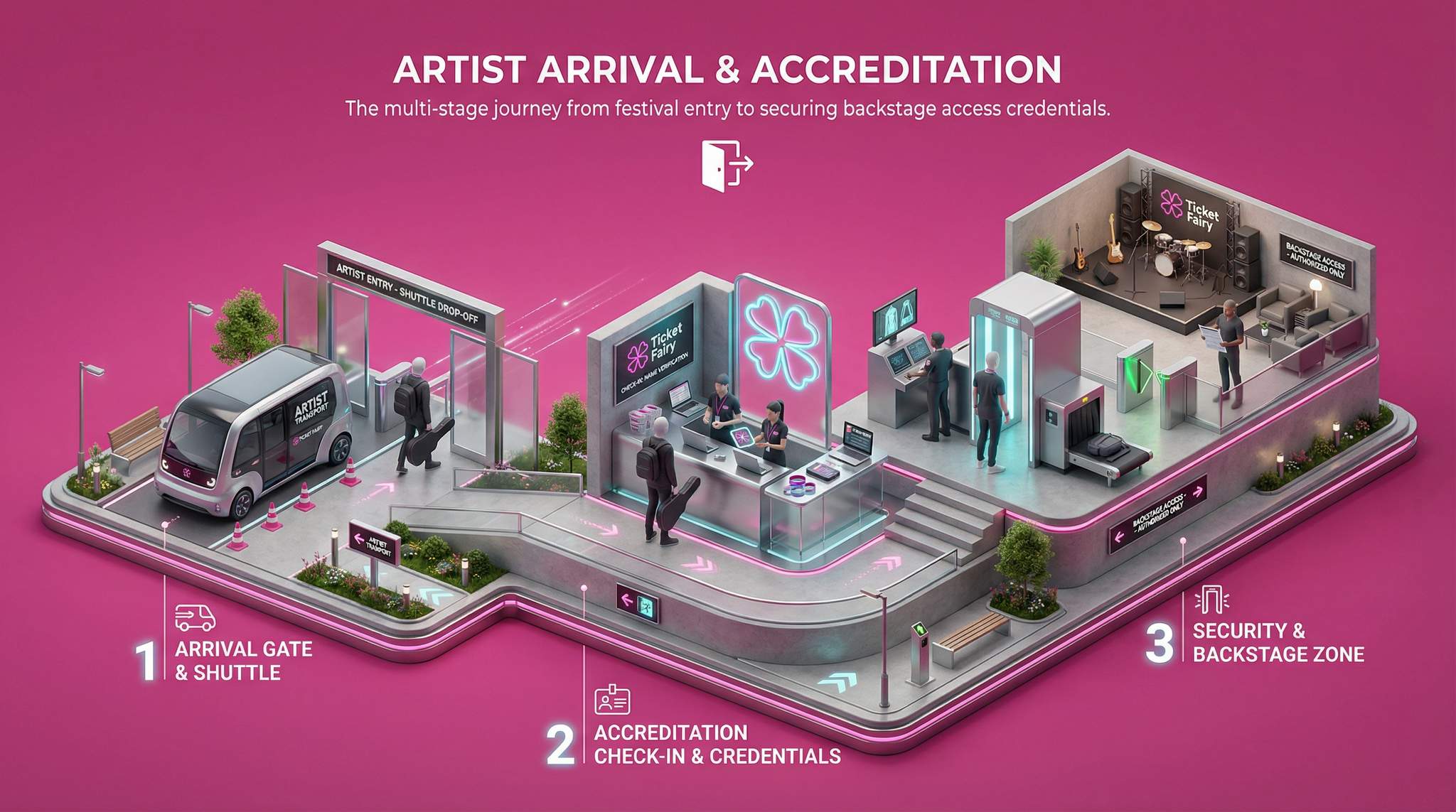 Artist Arrival & Accreditation
