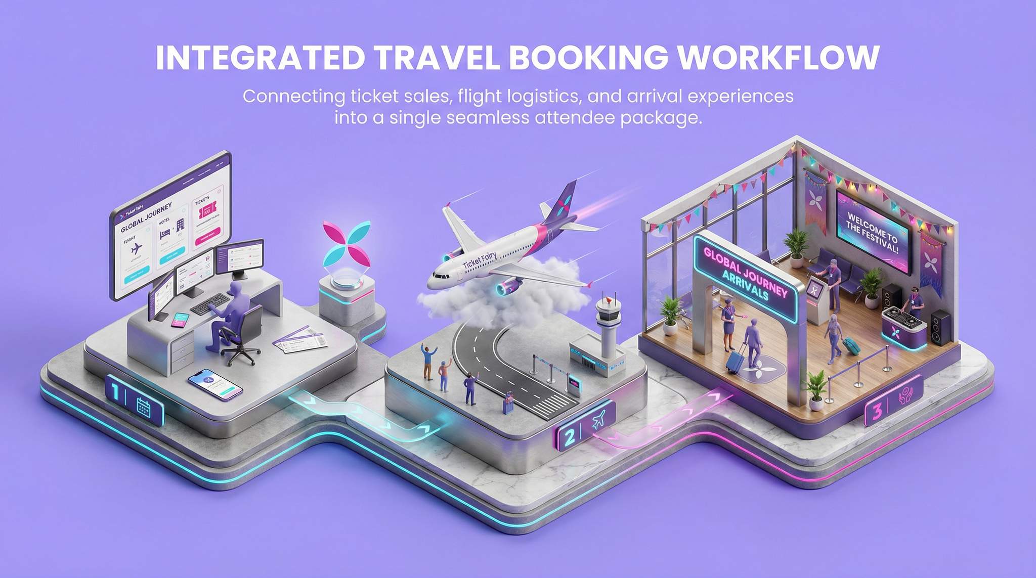 Integrated Travel Booking Workflow