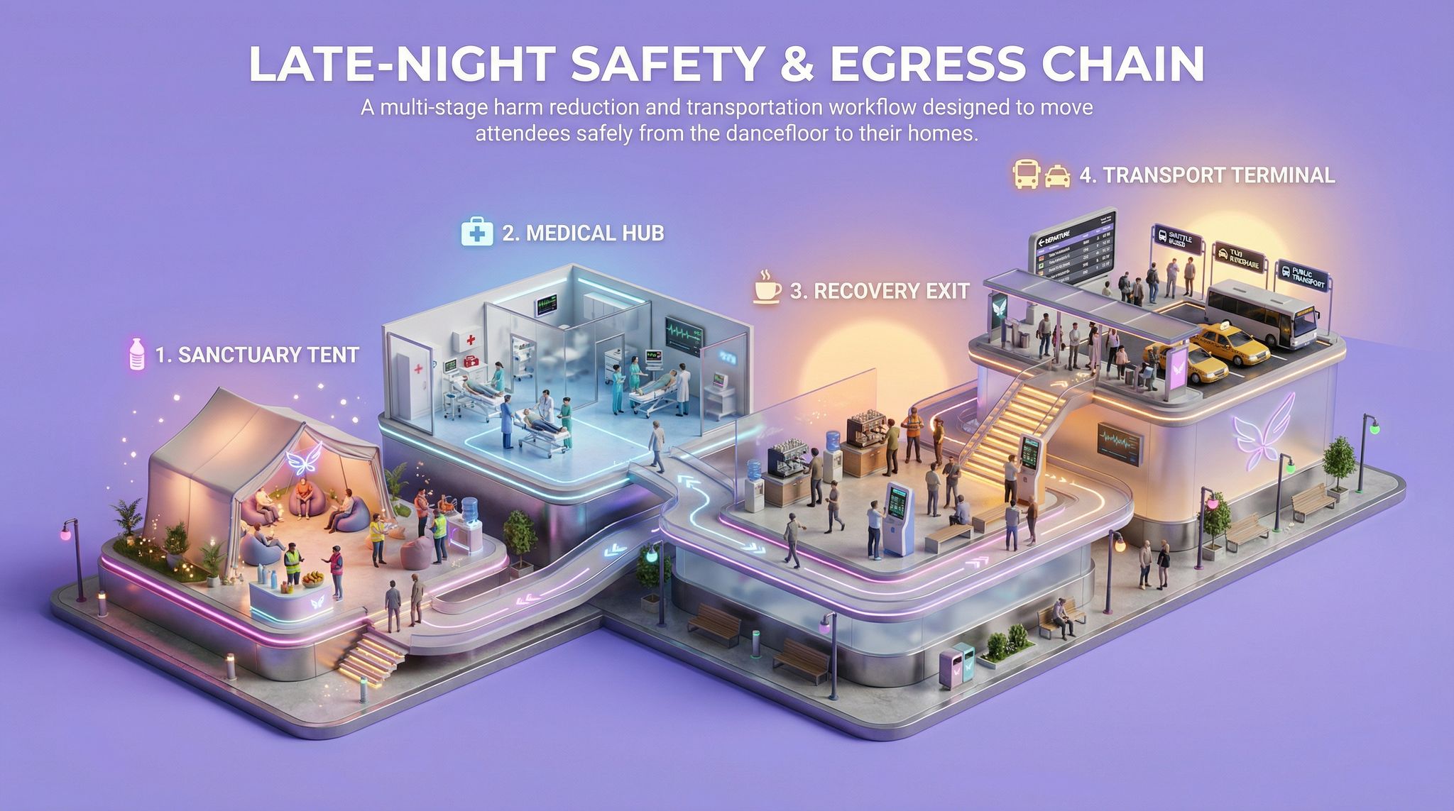 Late-Night Safety & Egress Chain