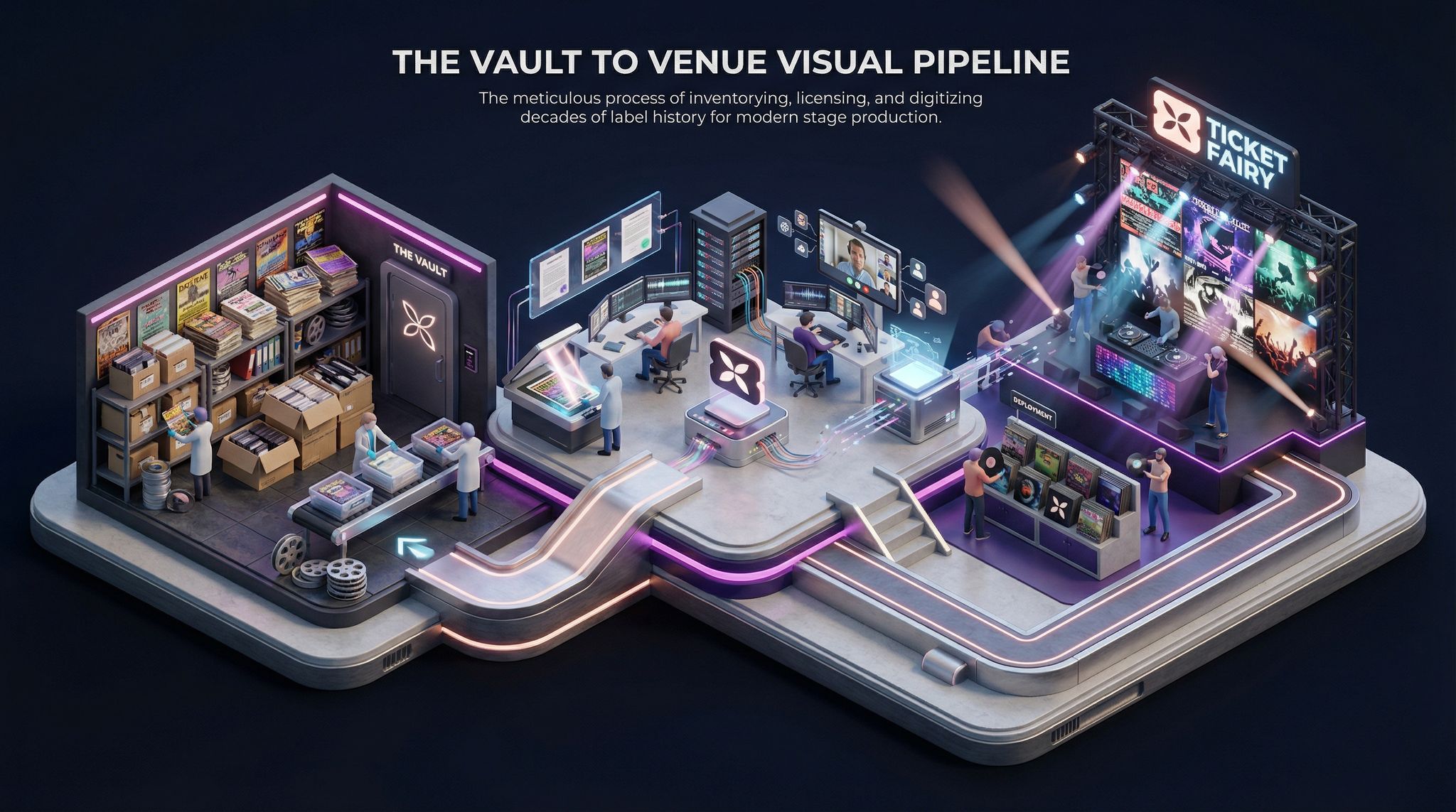 The Vault to Venue Visual Pipeline