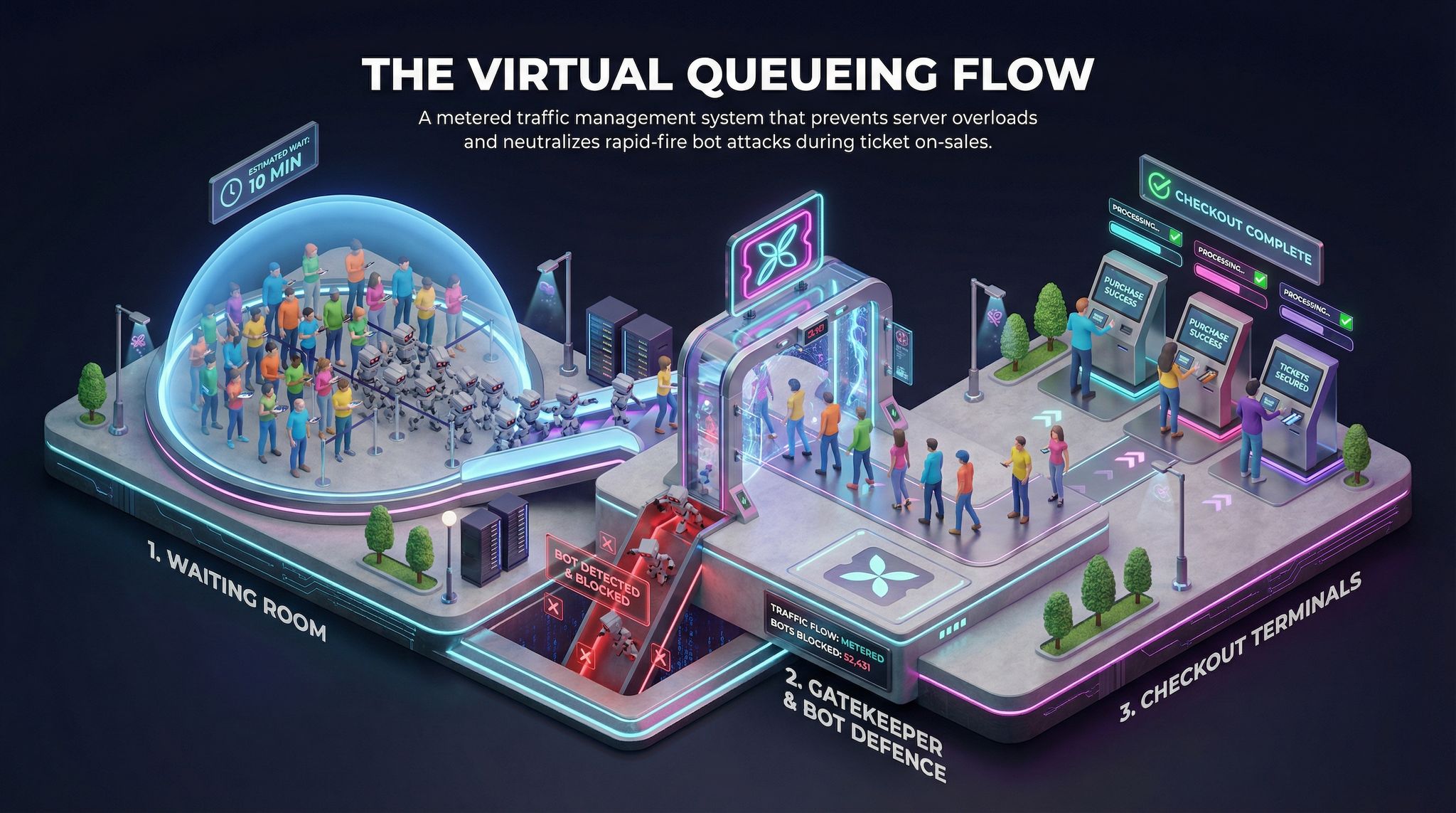 The Virtual Queueing Flow