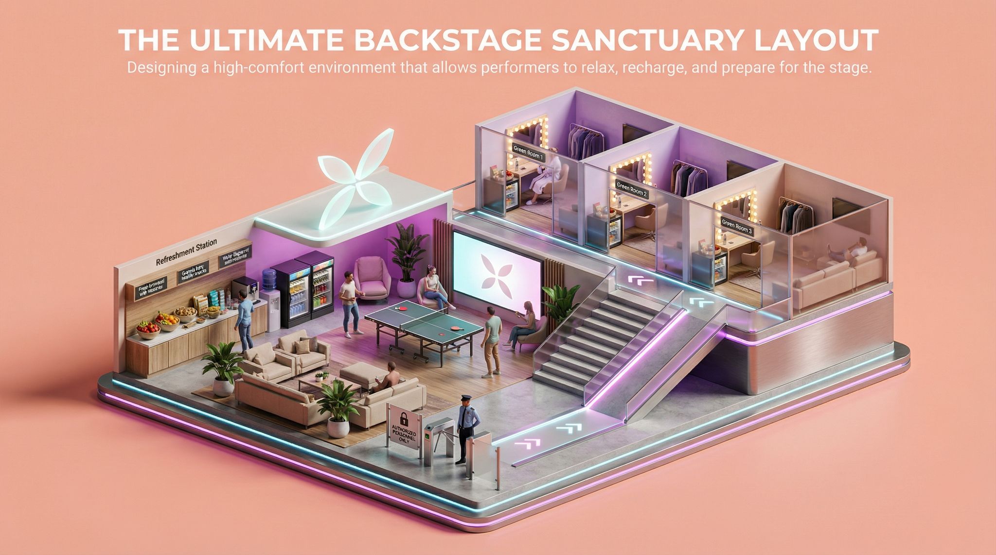 The Ultimate Backstage Sanctuary Layout