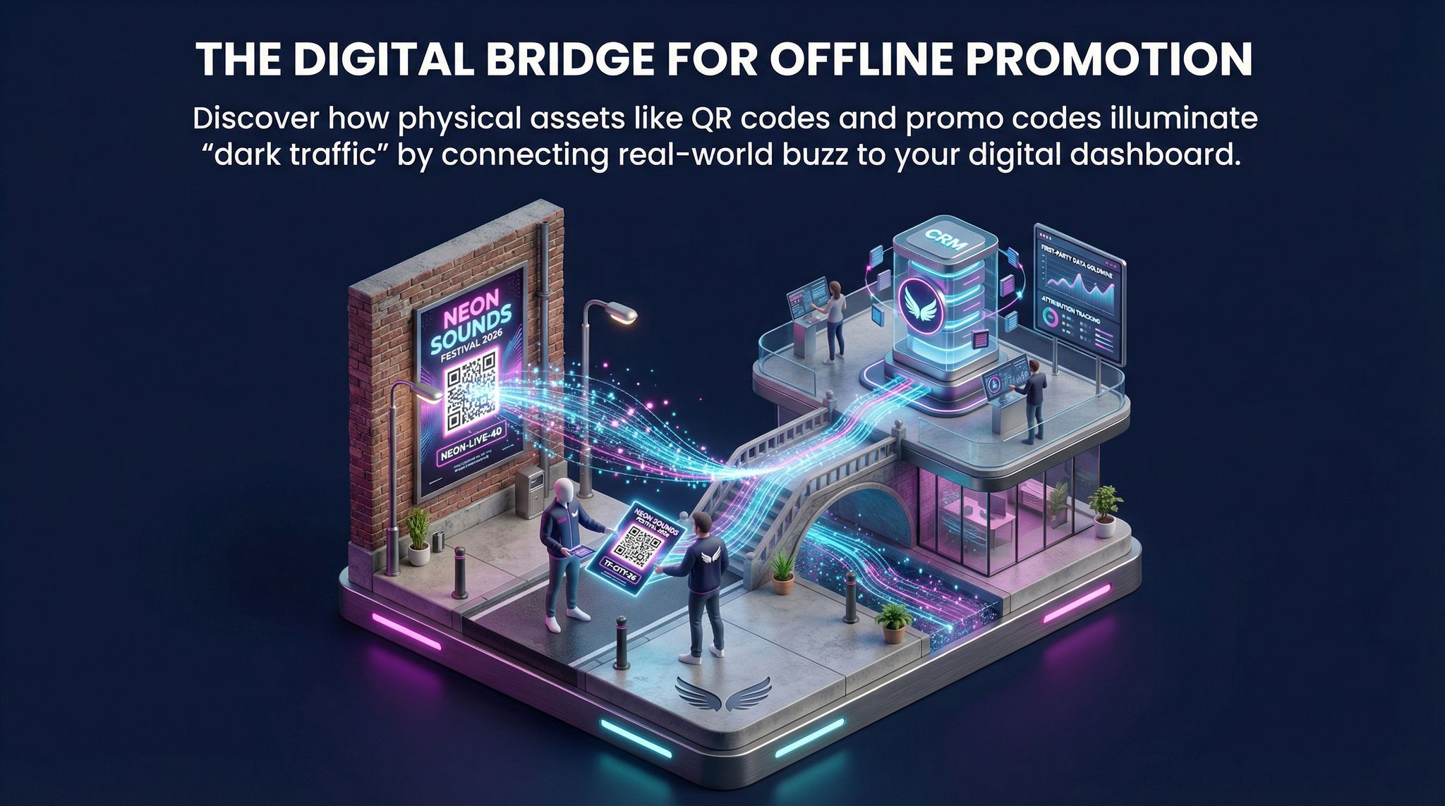 The Digital Bridge for Offline Promotion
