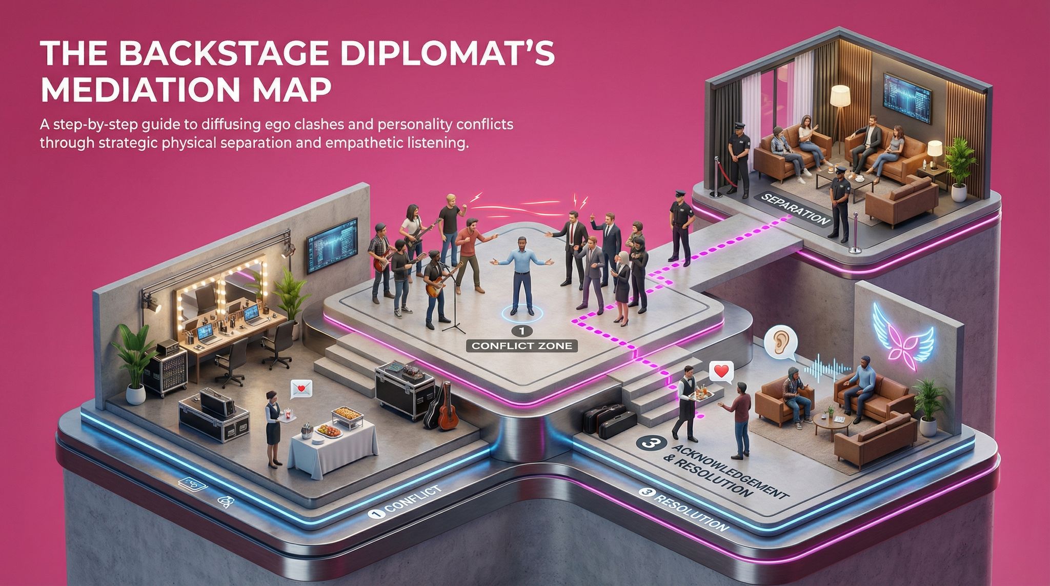 The Backstage Diplomat’s Mediation Map