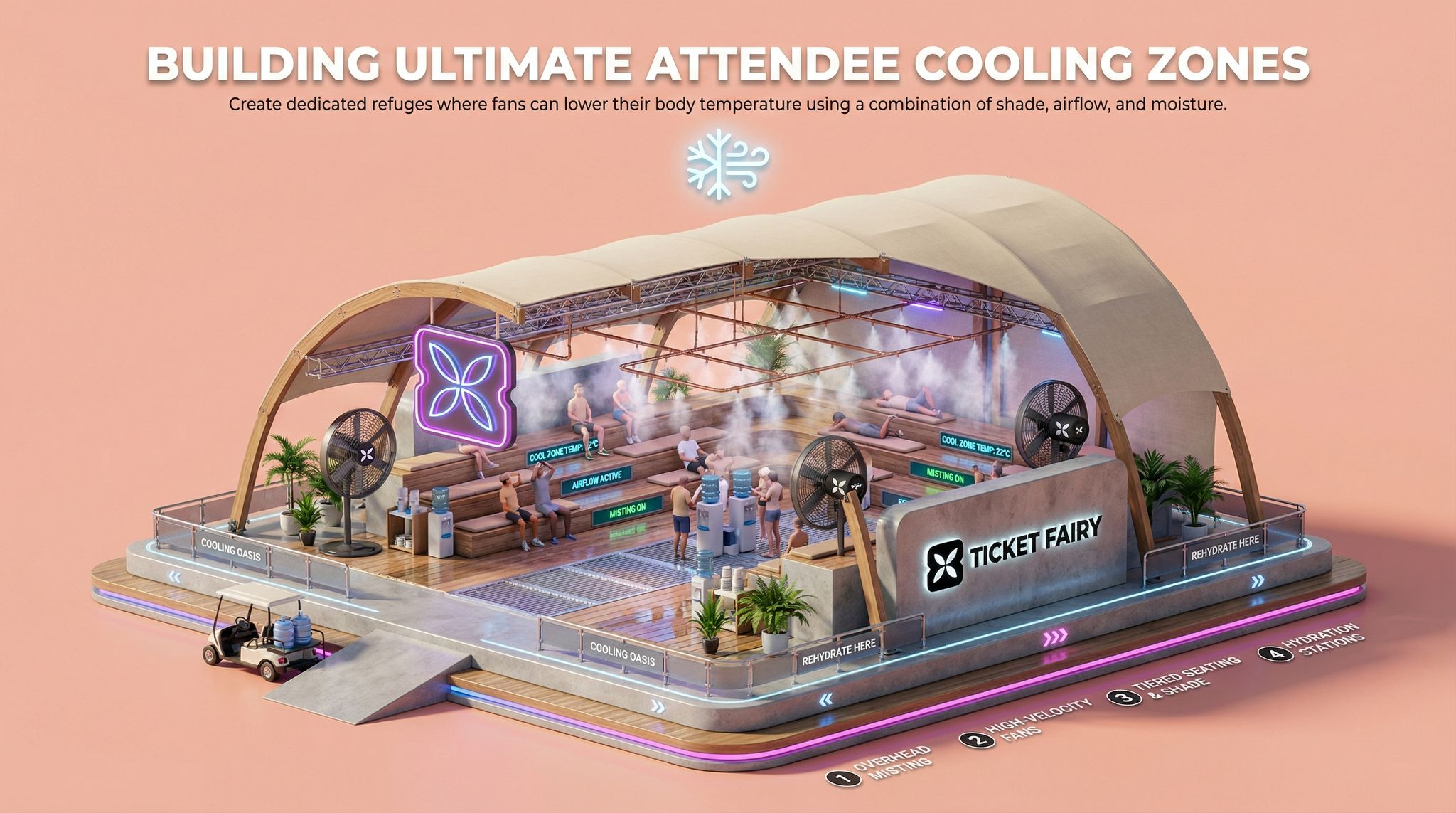 Building Ultimate Attendee Cooling Zones