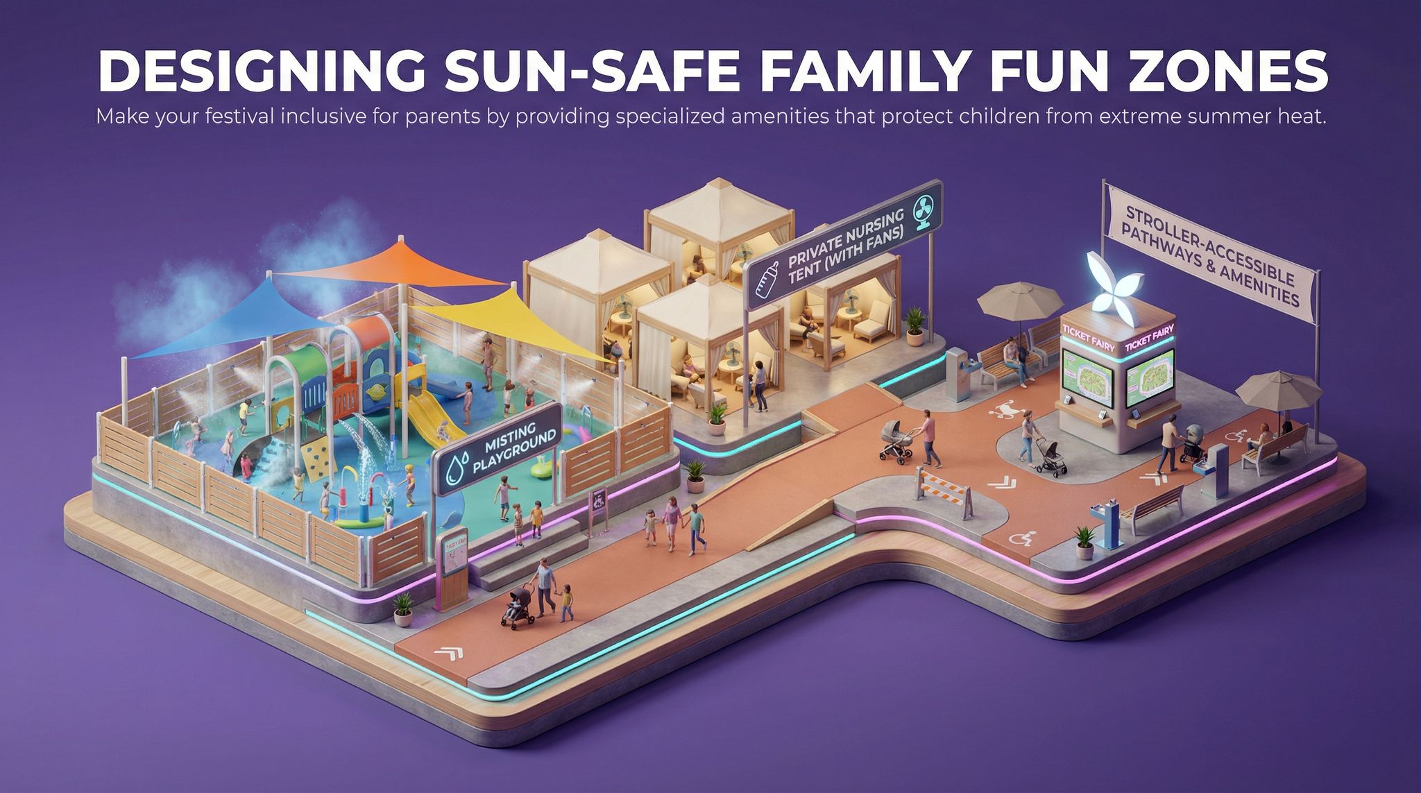 Designing Sun-Safe Family Fun Zones