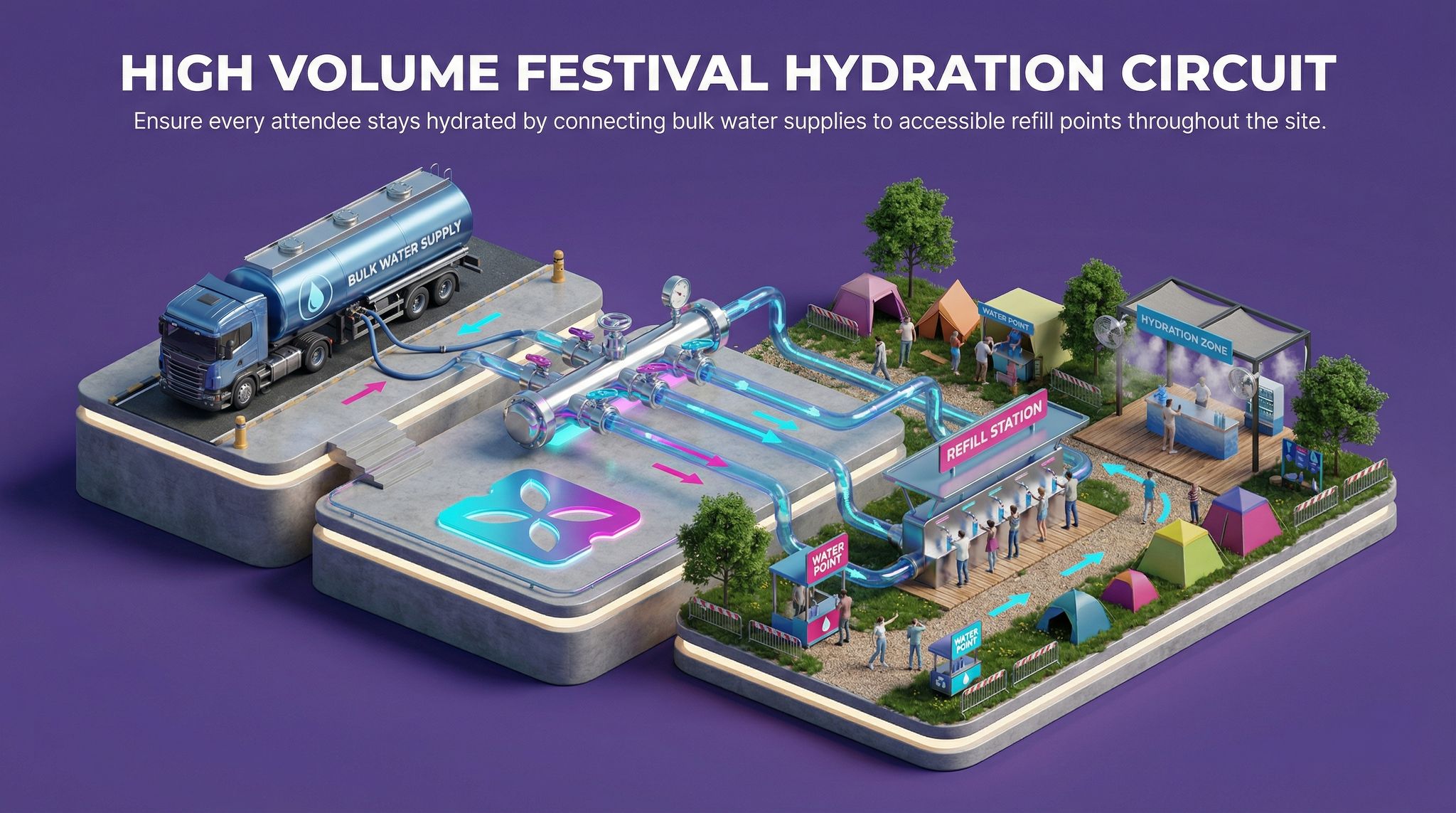 High Volume Festival Hydration Circuit