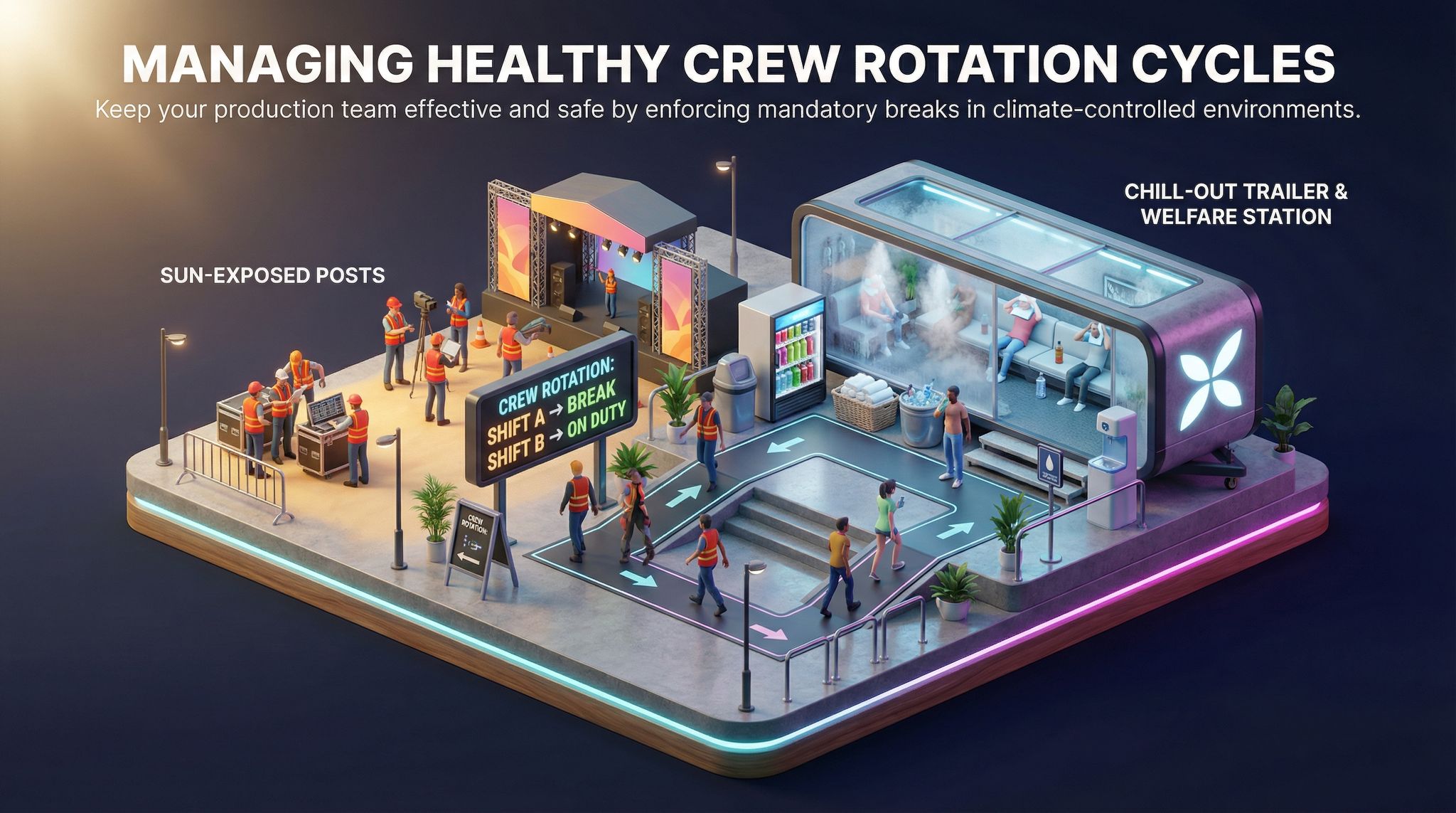 Managing Healthy Crew Rotation Cycles