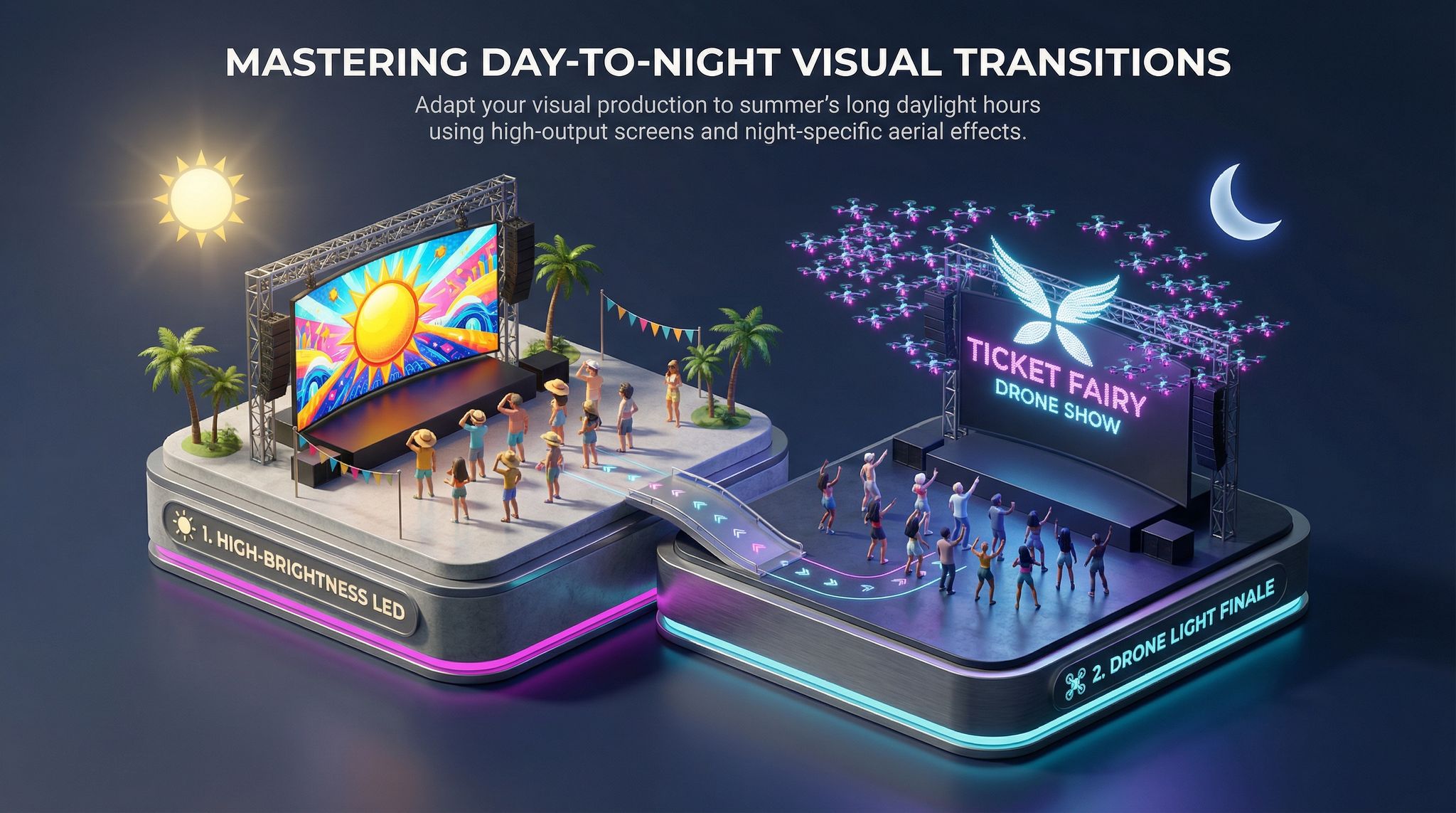 Mastering Day-to-Night Visual Transitions