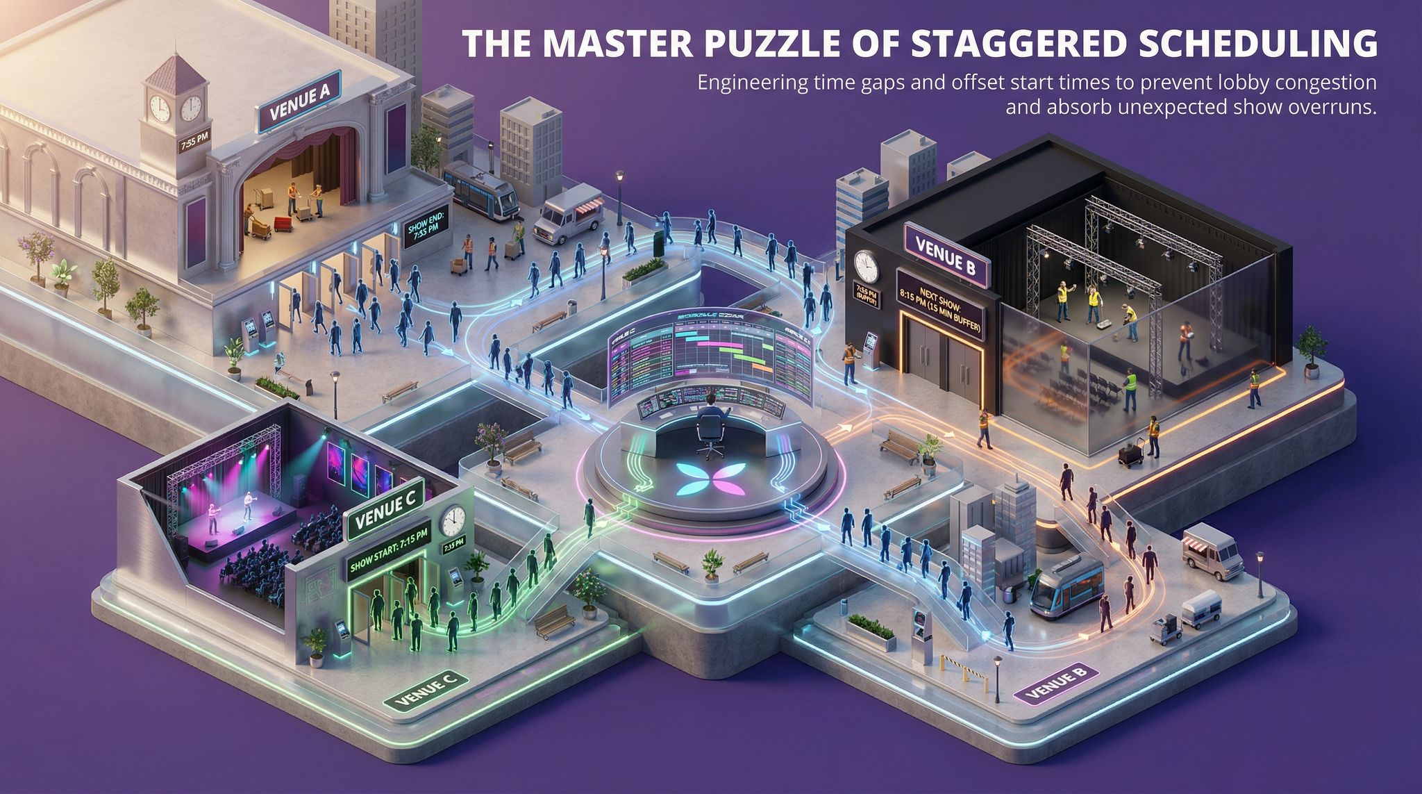 The Master Puzzle of Staggered Scheduling