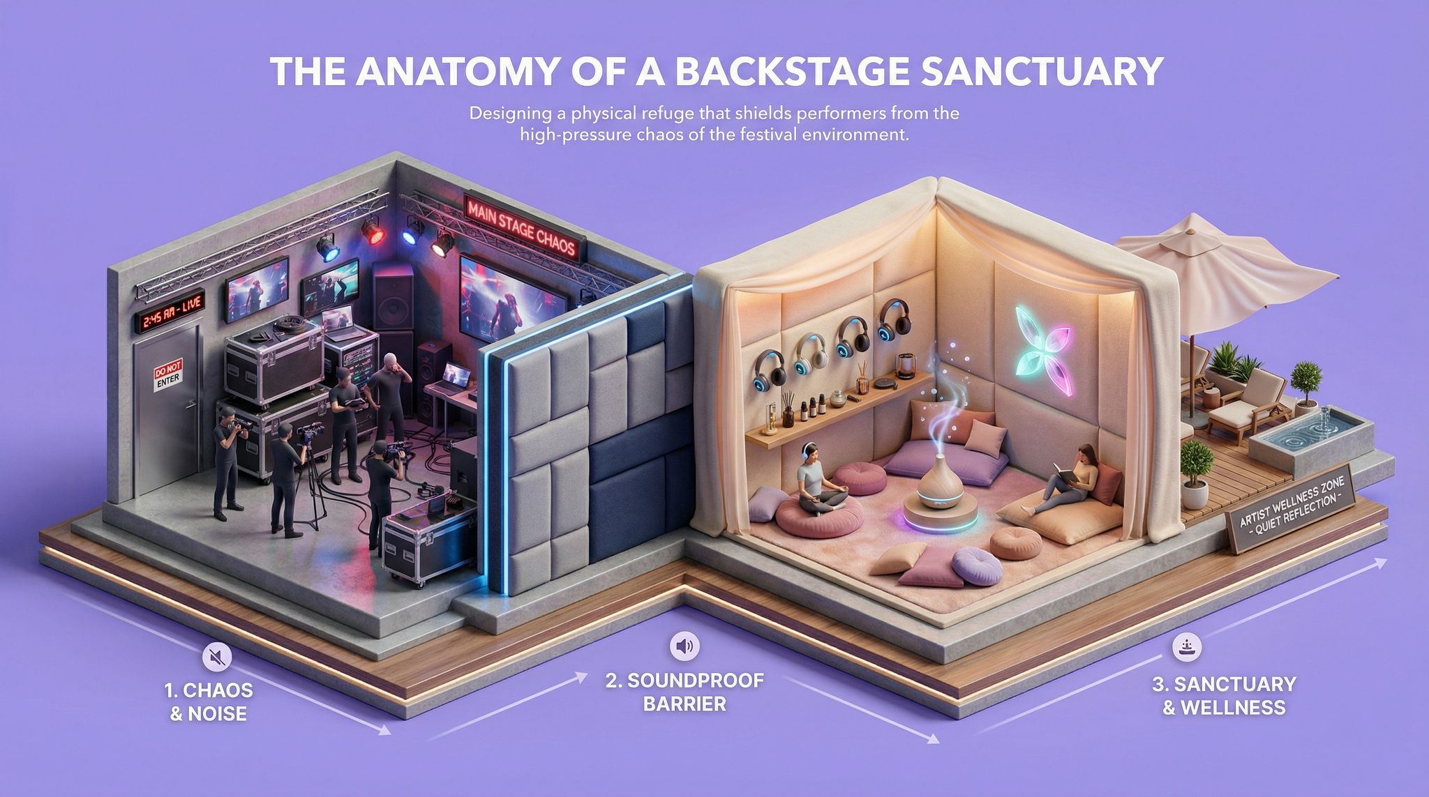 The Anatomy of a Backstage Sanctuary