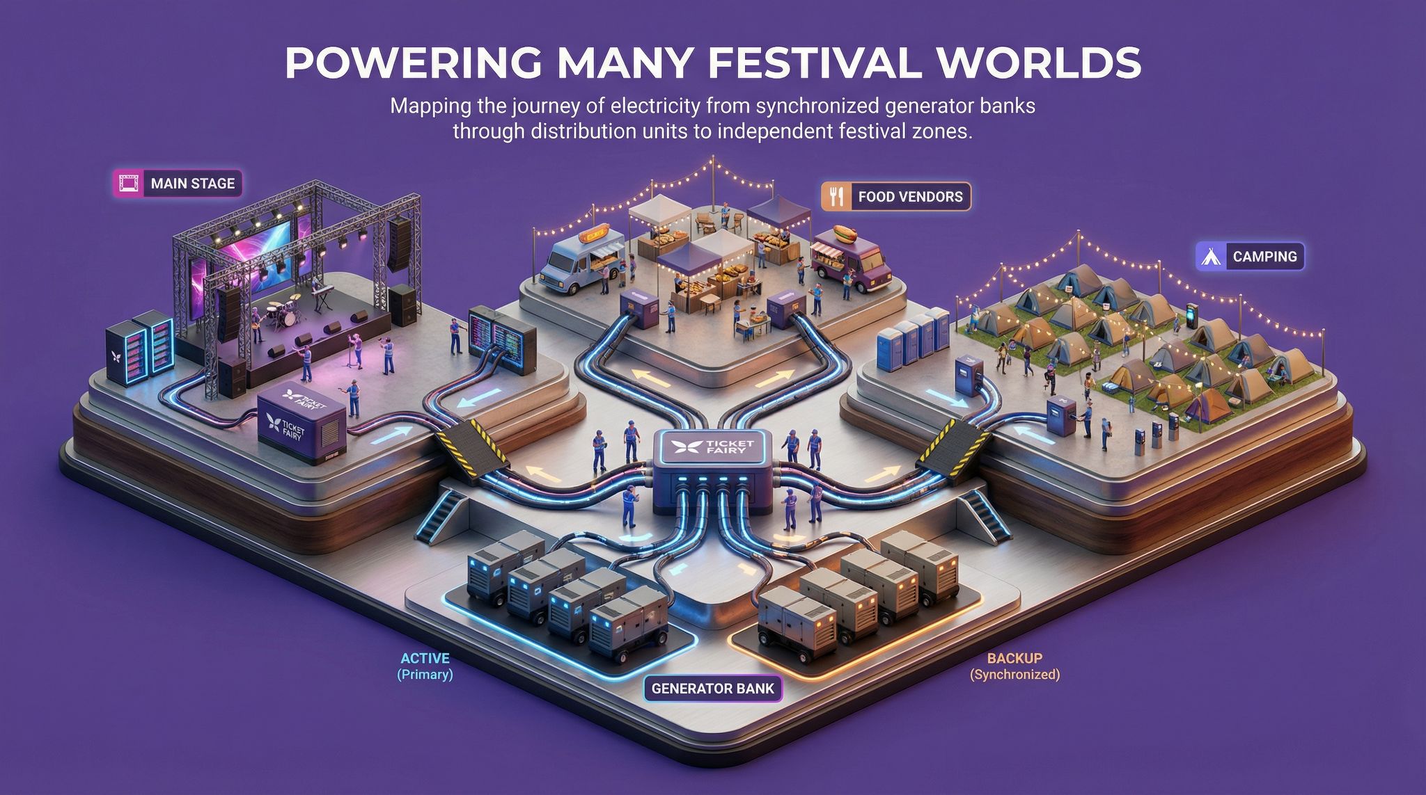 Powering Many Festival Worlds