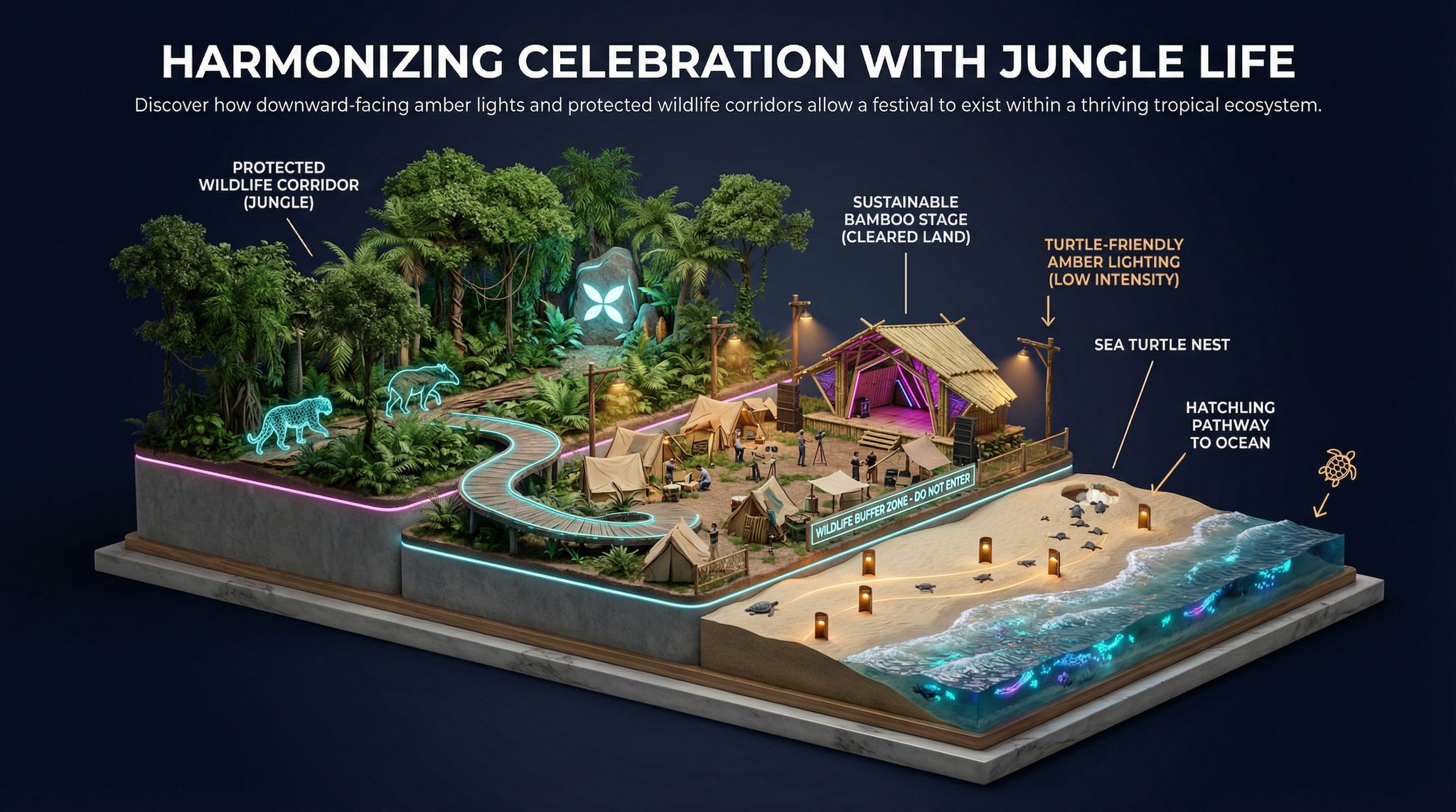 Harmonizing Celebration with Jungle Life