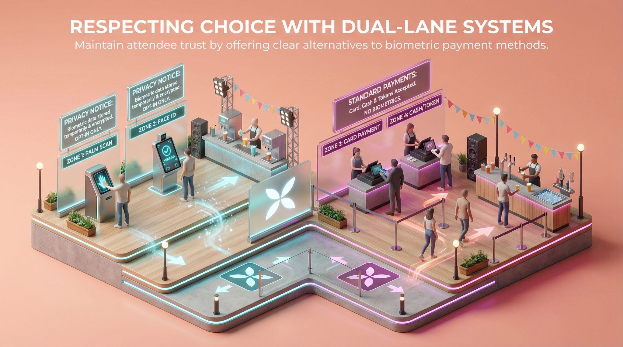 Respecting Choice with Dual-Lane Systems