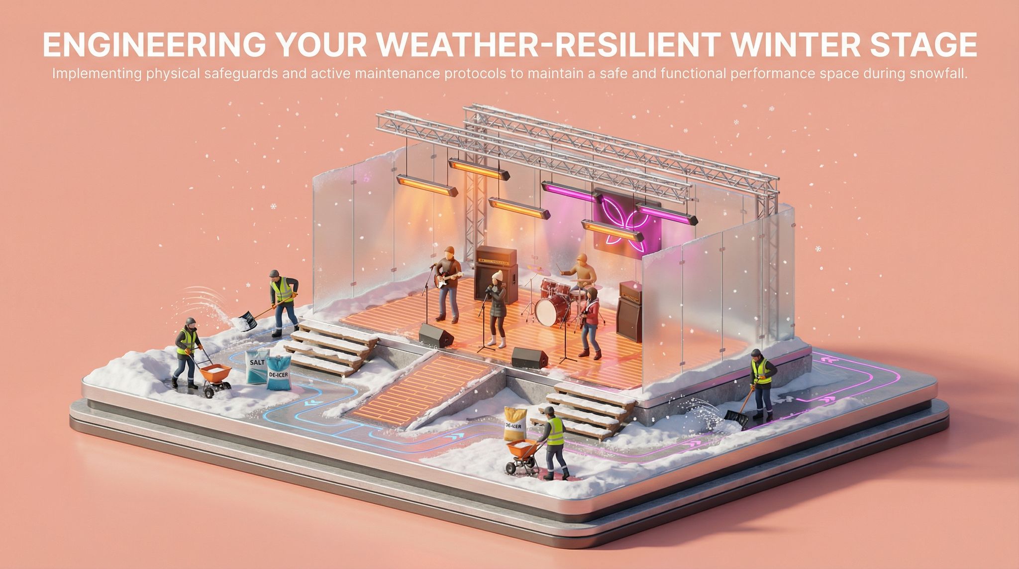 Engineering Your Weather-Resilient Winter Stage