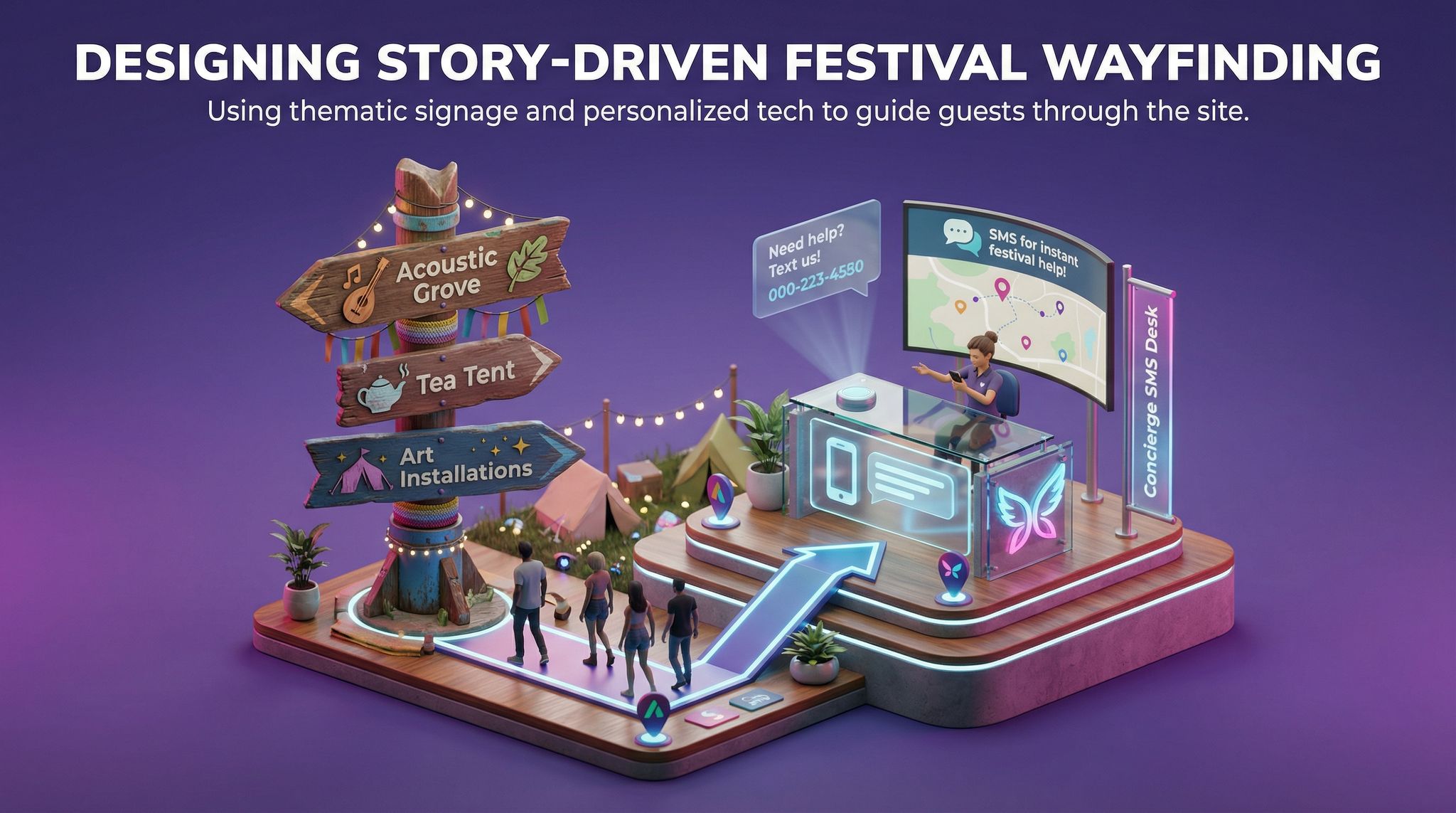 Designing Story-Driven Festival Wayfinding