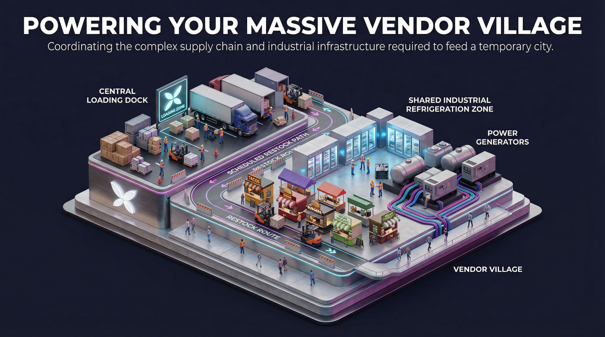 Powering Your Massive Vendor Village
