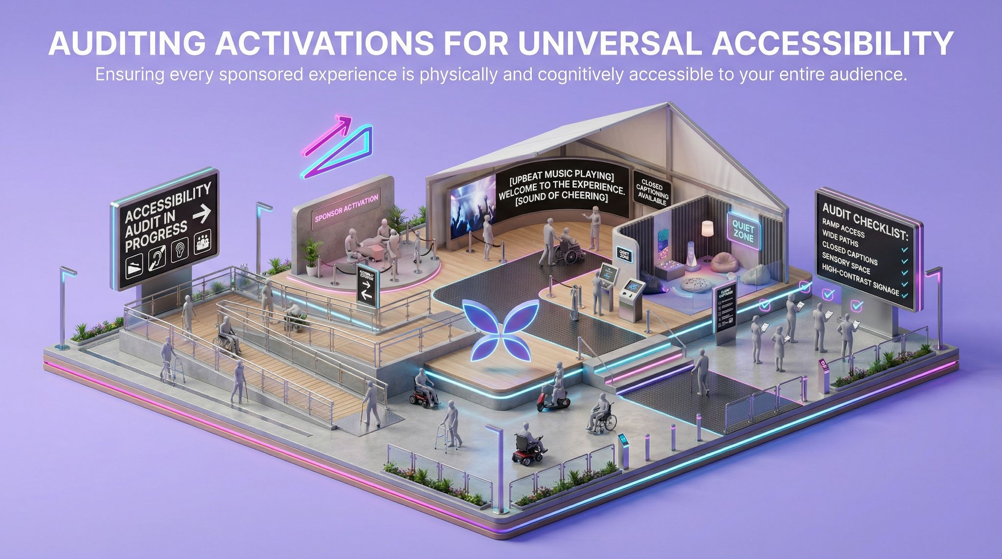 Auditing Activations for Universal Accessibility