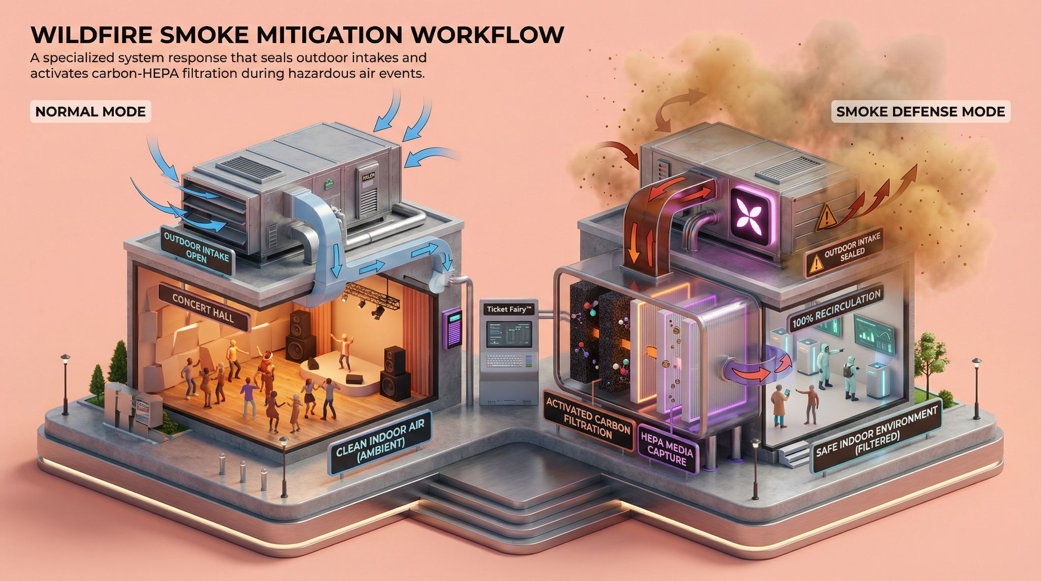Wildfire Smoke Mitigation Workflow