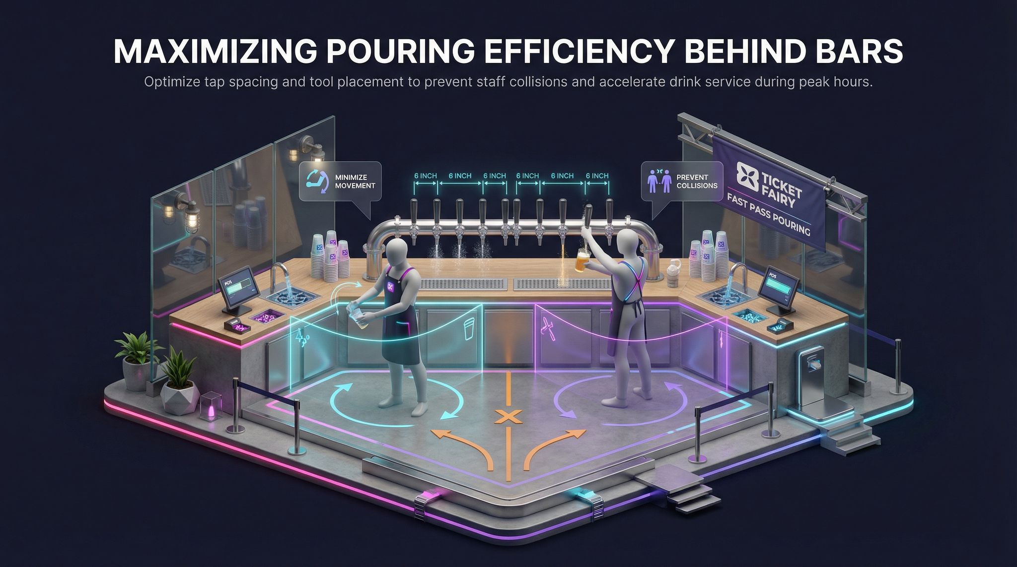 Maximizing Pouring Efficiency Behind Bars