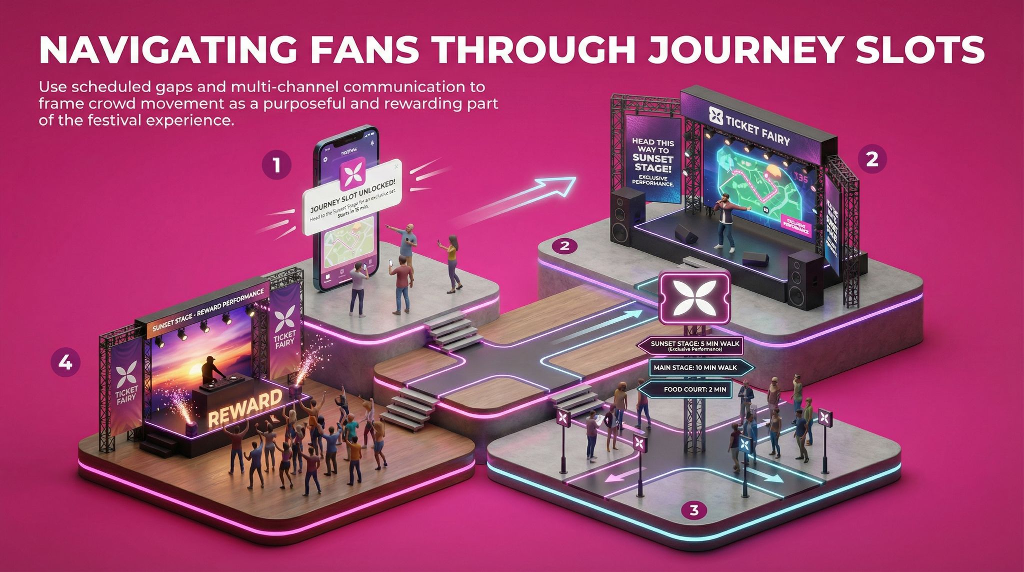Navigating Fans Through Journey Slots