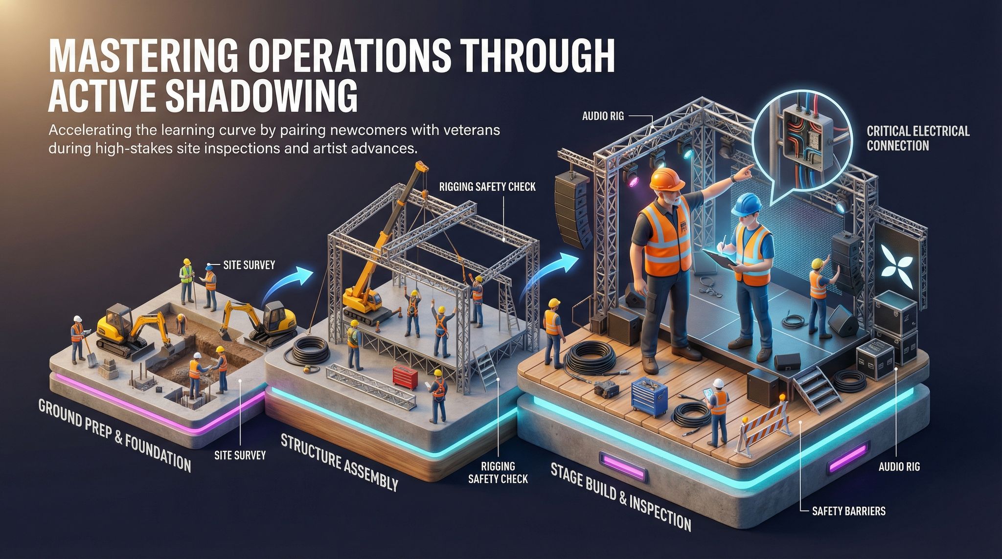 Mastering Operations Through Active Shadowing