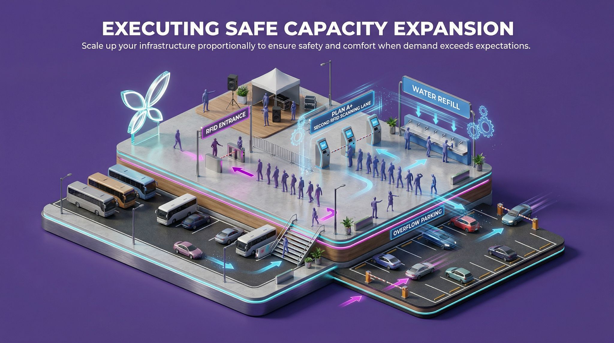 Executing Safe Capacity Expansion