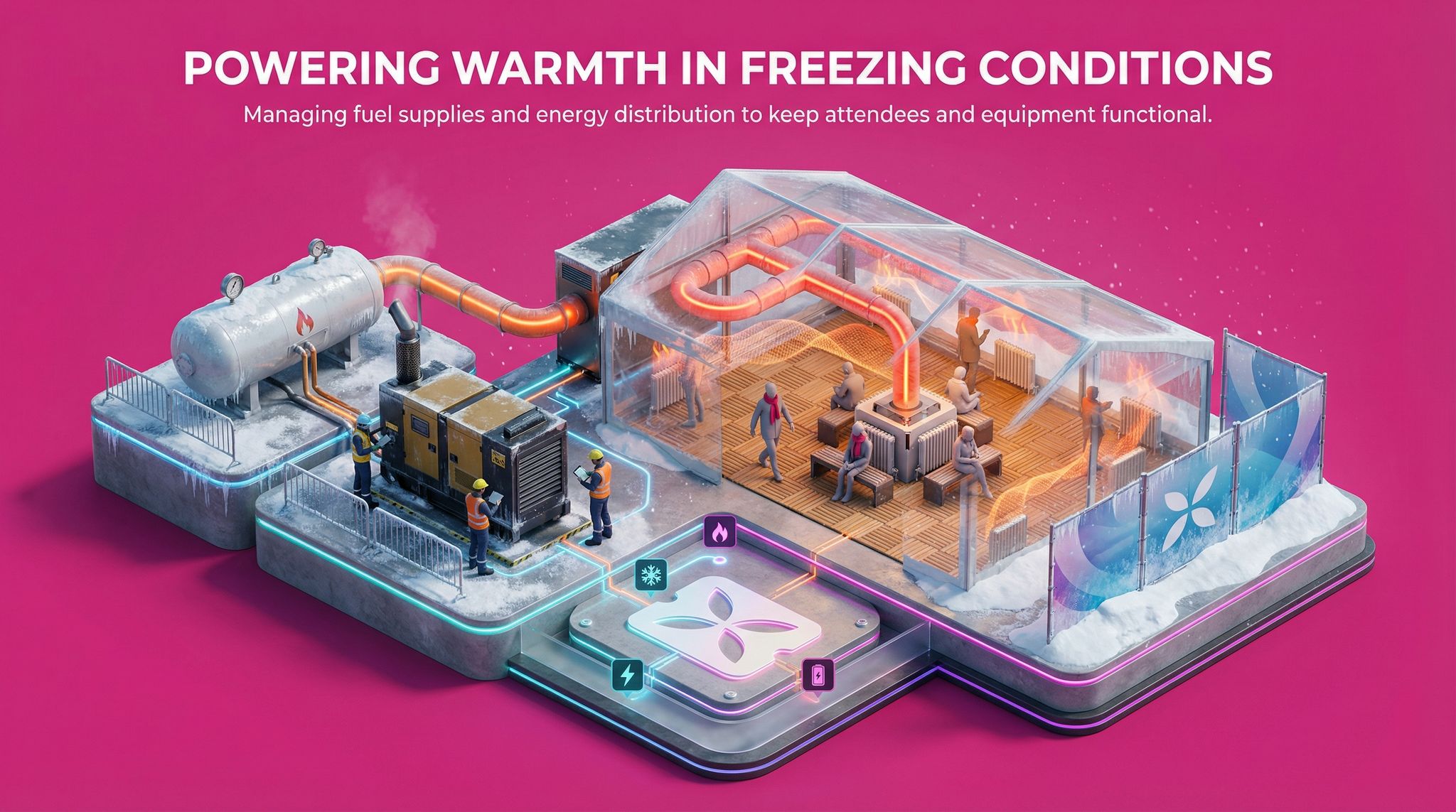 Powering Warmth in Freezing Conditions