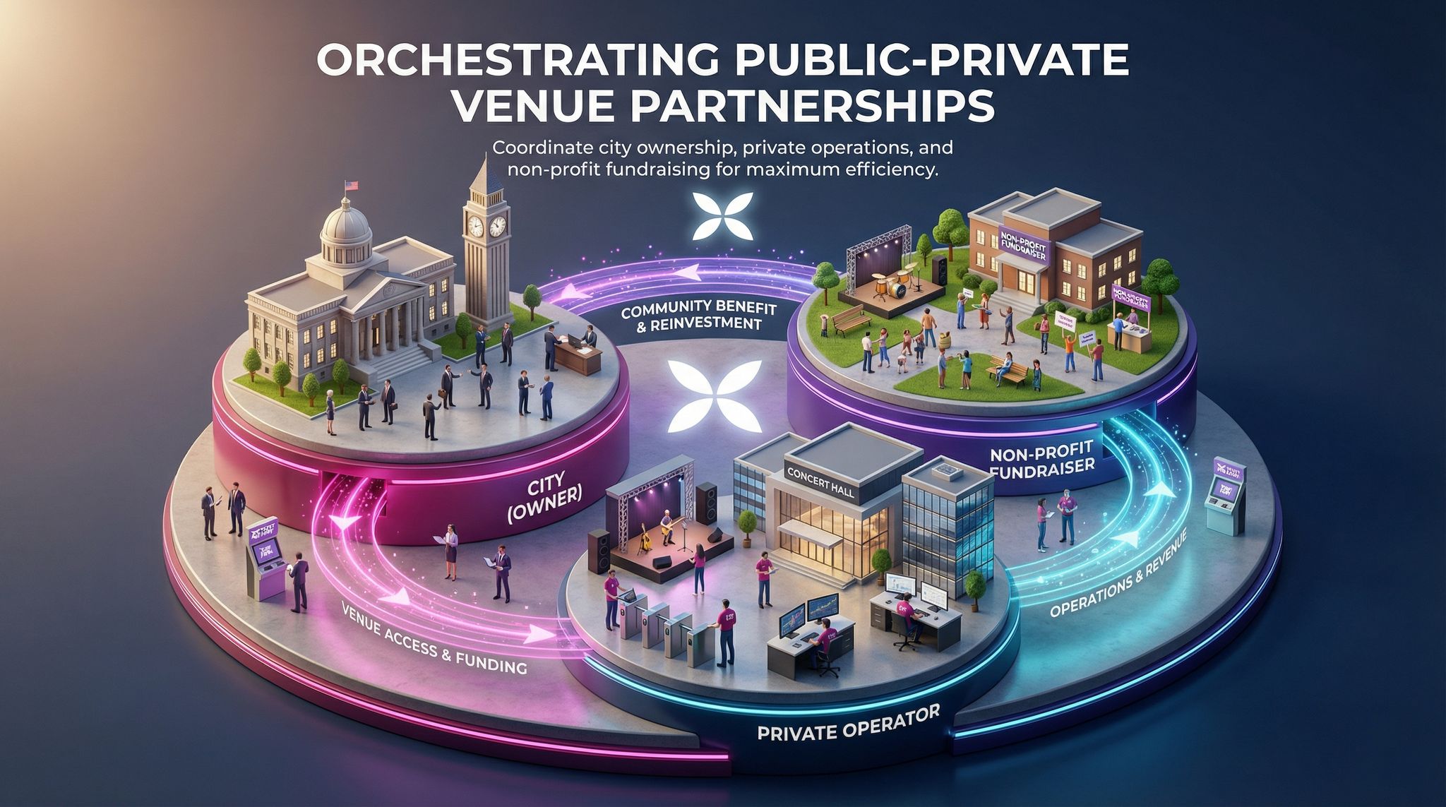 Orchestrating Public-Private Venue Partnerships