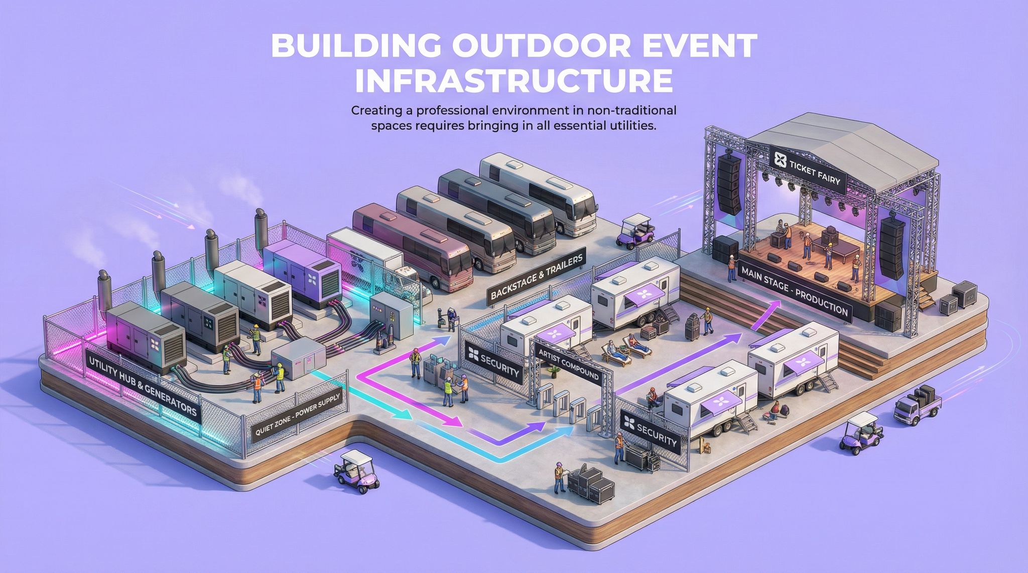 Building Outdoor Event Infrastructure