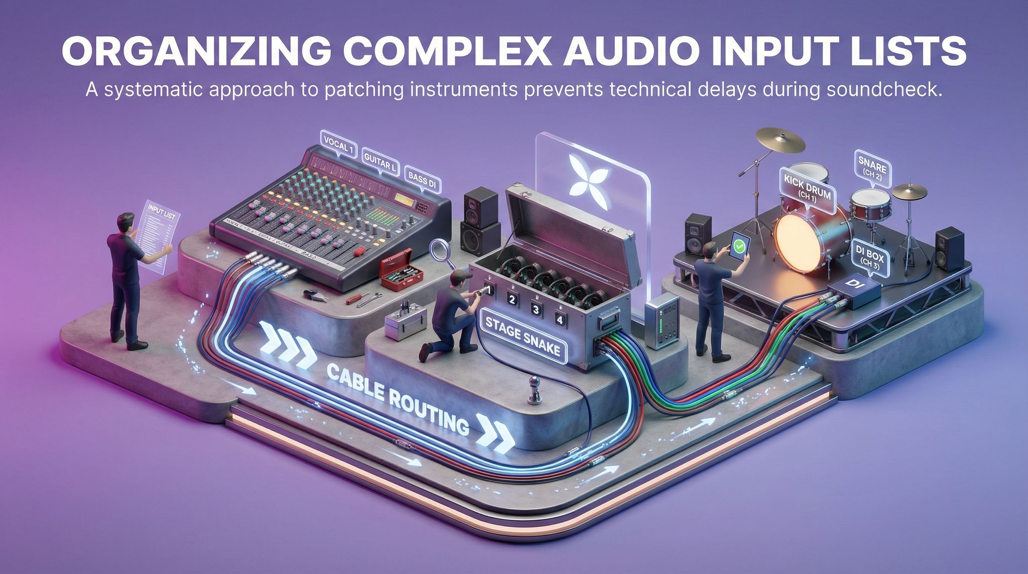 Organizing Complex Audio Input Lists