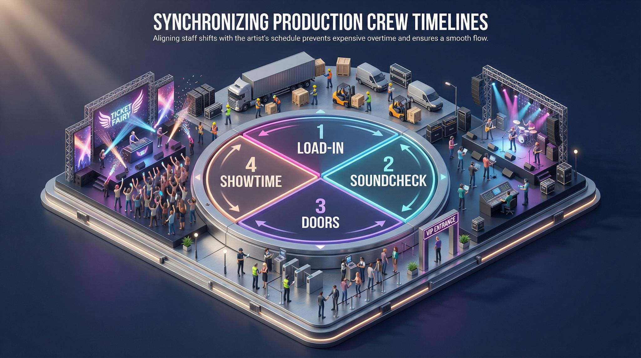 Synchronizing Production Crew Timelines
