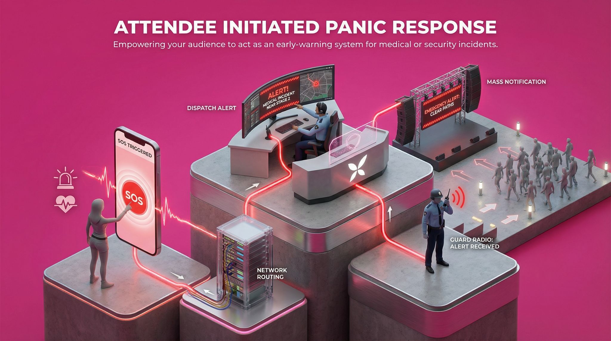 Attendee Initiated Panic Response