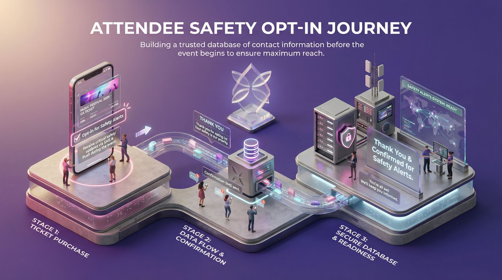 Attendee Safety Opt-In Journey