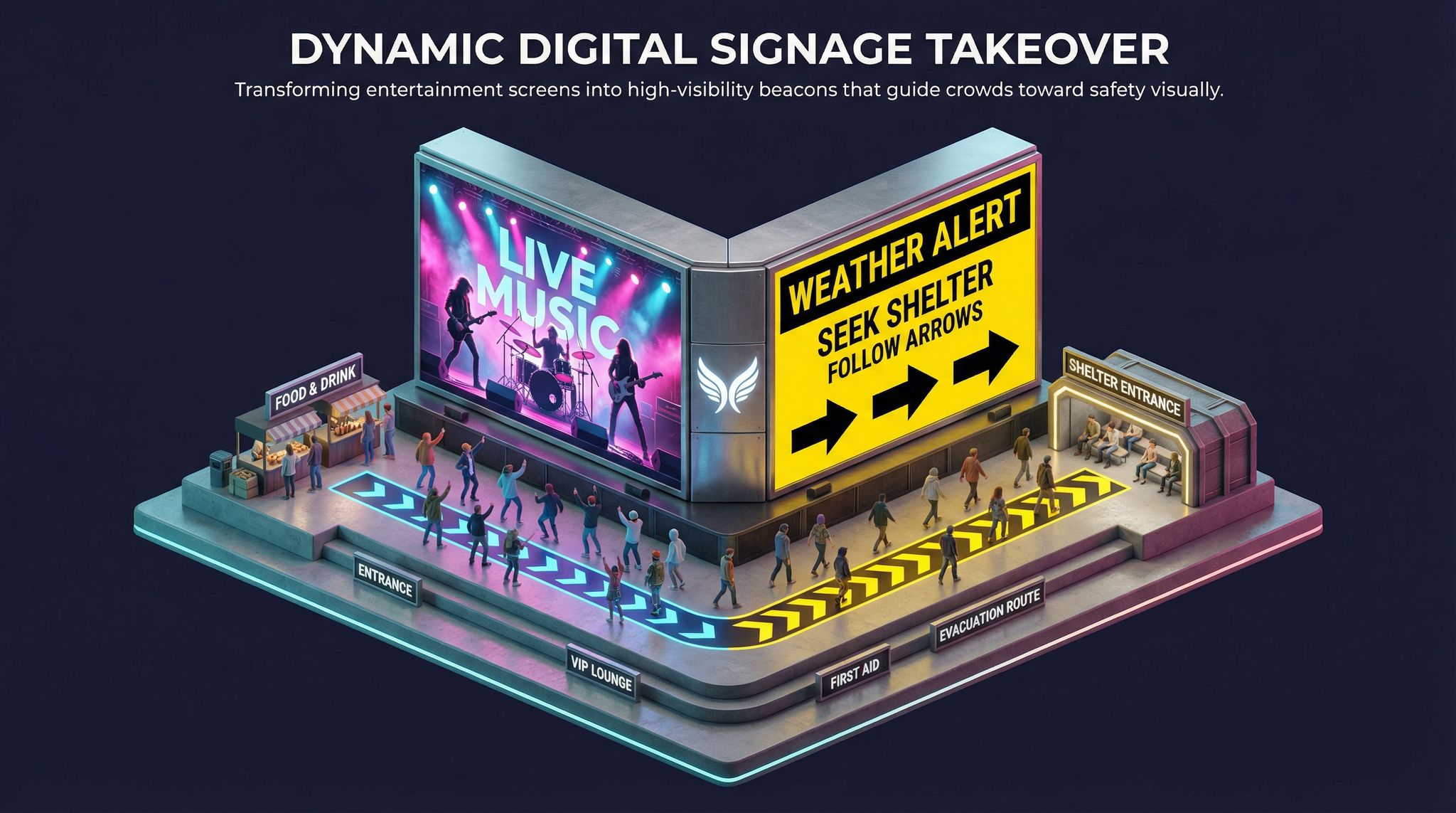 Dynamic Digital Signage Takeover