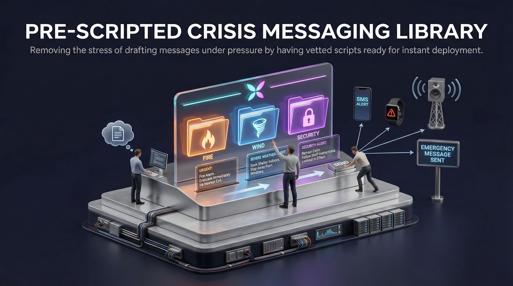 Pre-Scripted Crisis Messaging Library