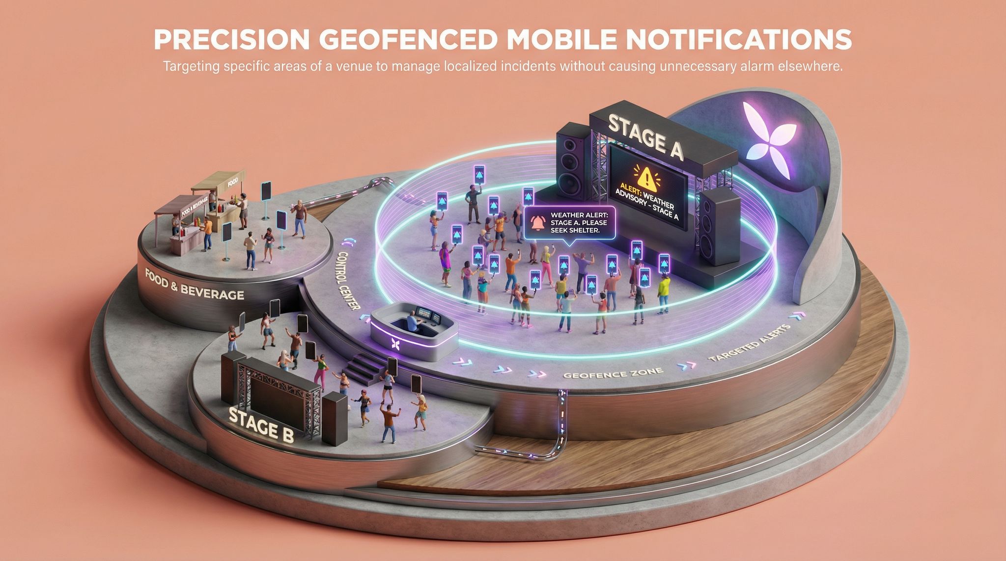 Precision Geofenced Mobile Notifications