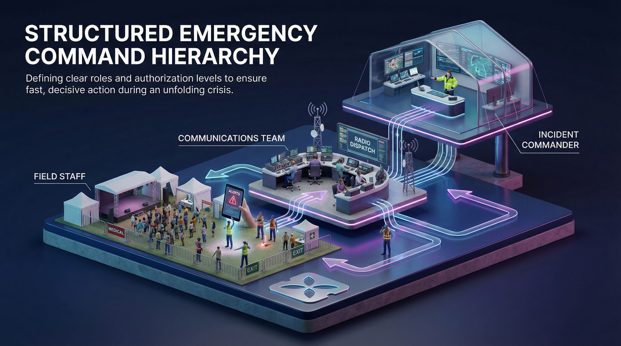 Structured Emergency Command Hierarchy