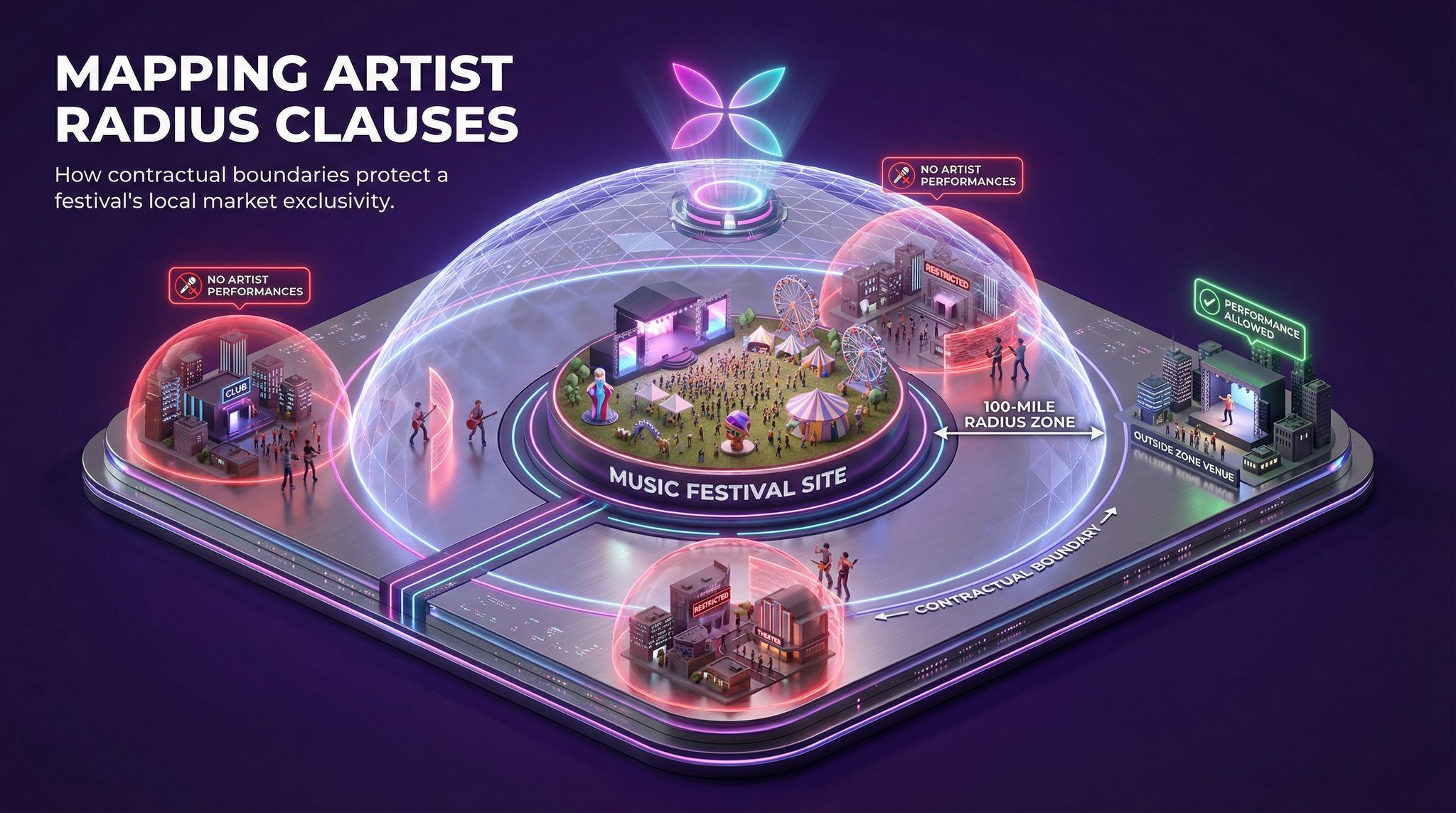Mapping Artist Radius Clauses
