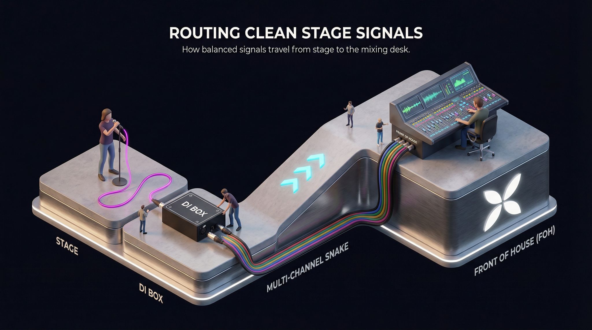 Routing Clean Stage Signals