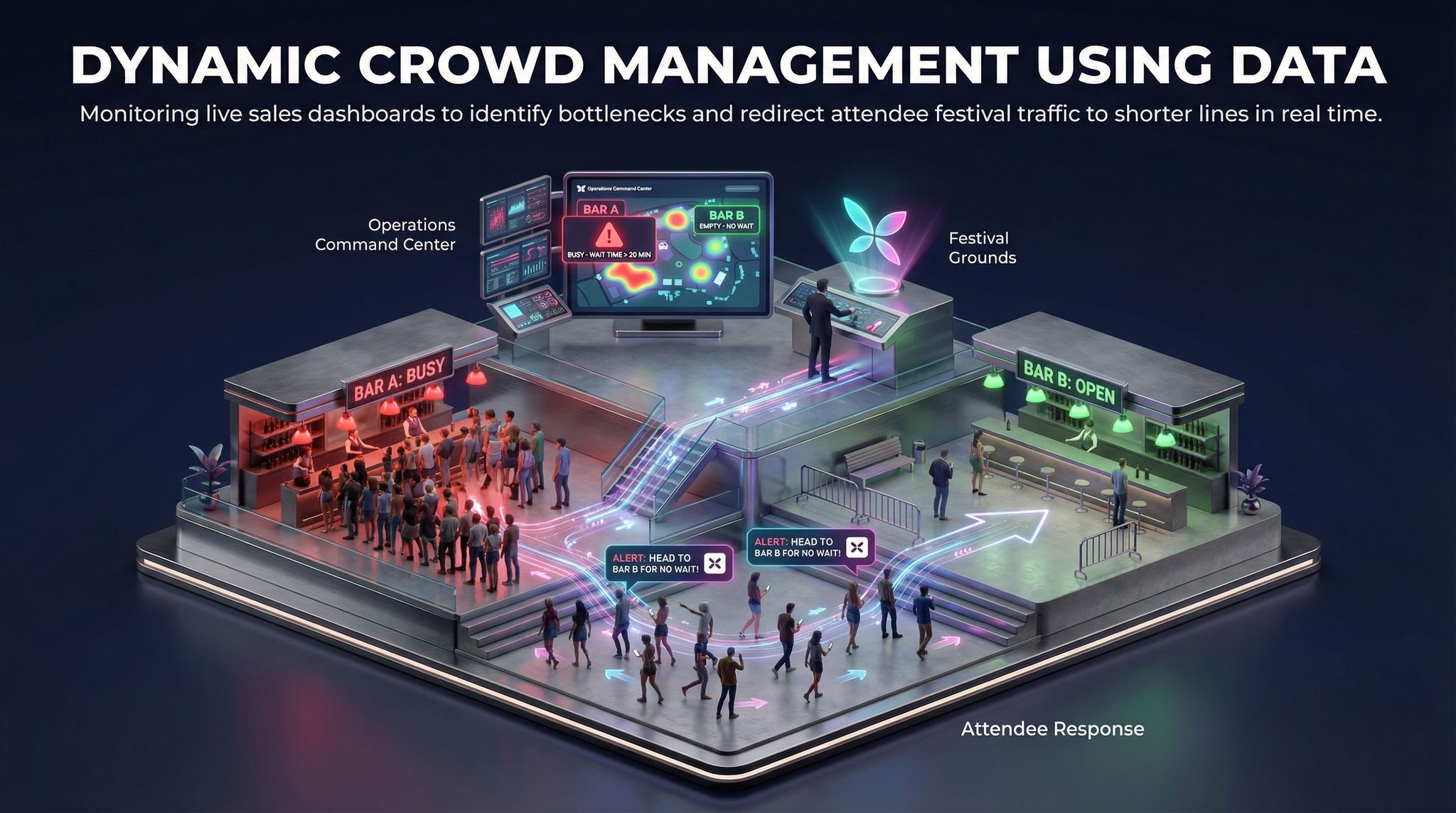 Dynamic Crowd Management Using Data