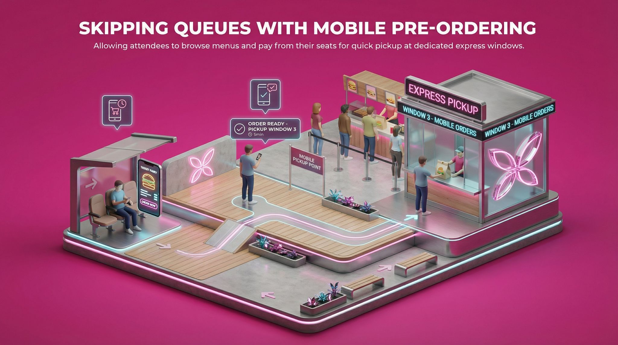 Skipping Queues With Mobile Pre-Ordering