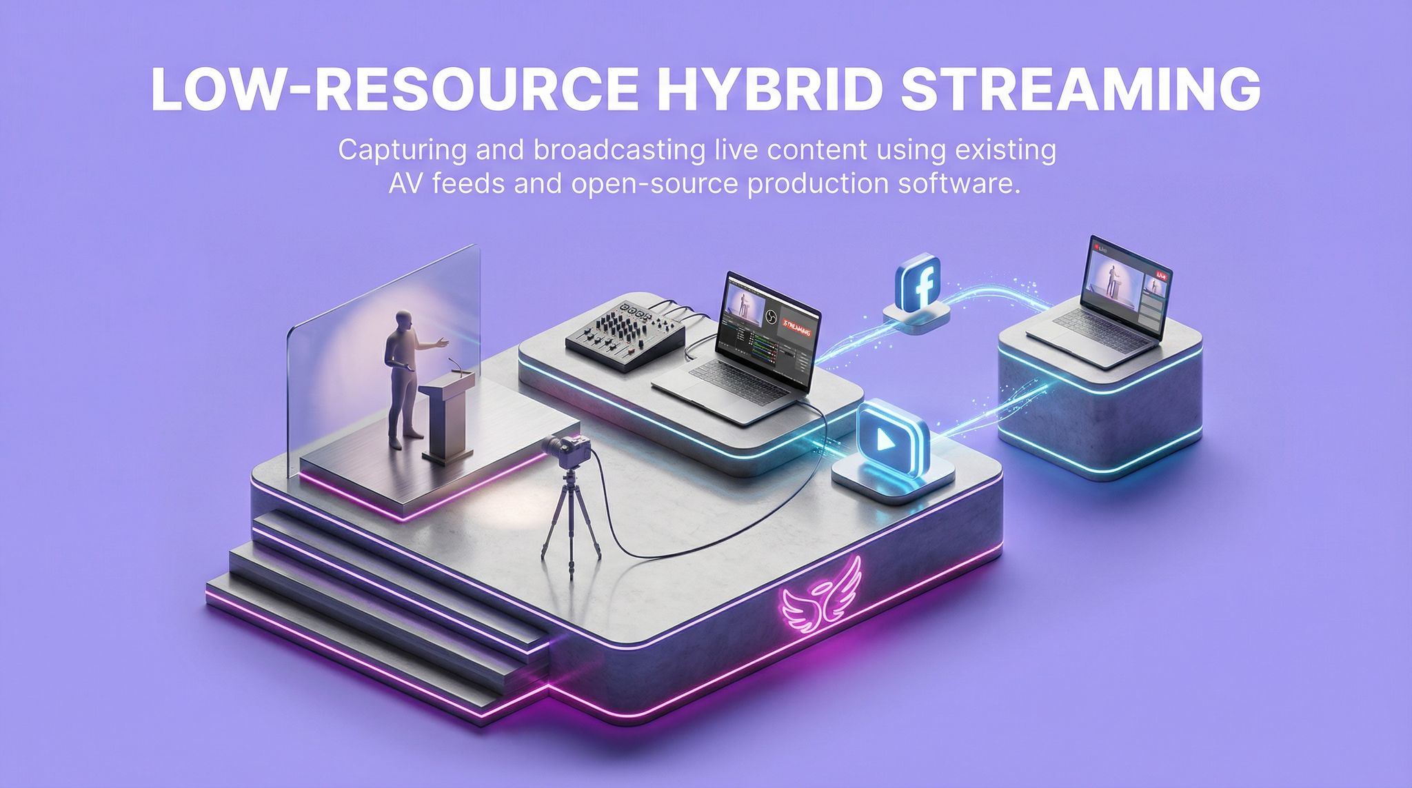 Low-Resource Hybrid Streaming