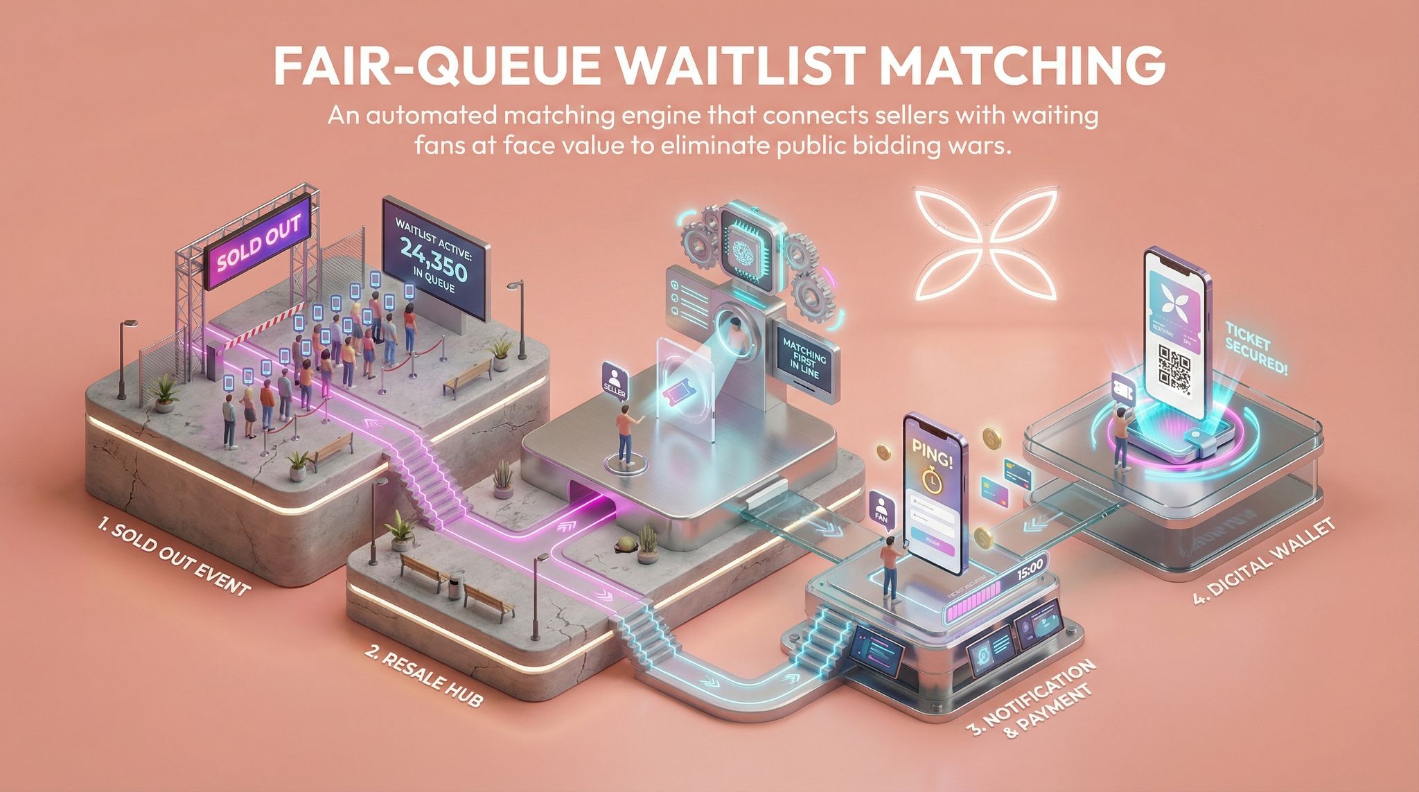 Fair-Queue Waitlist Matching
