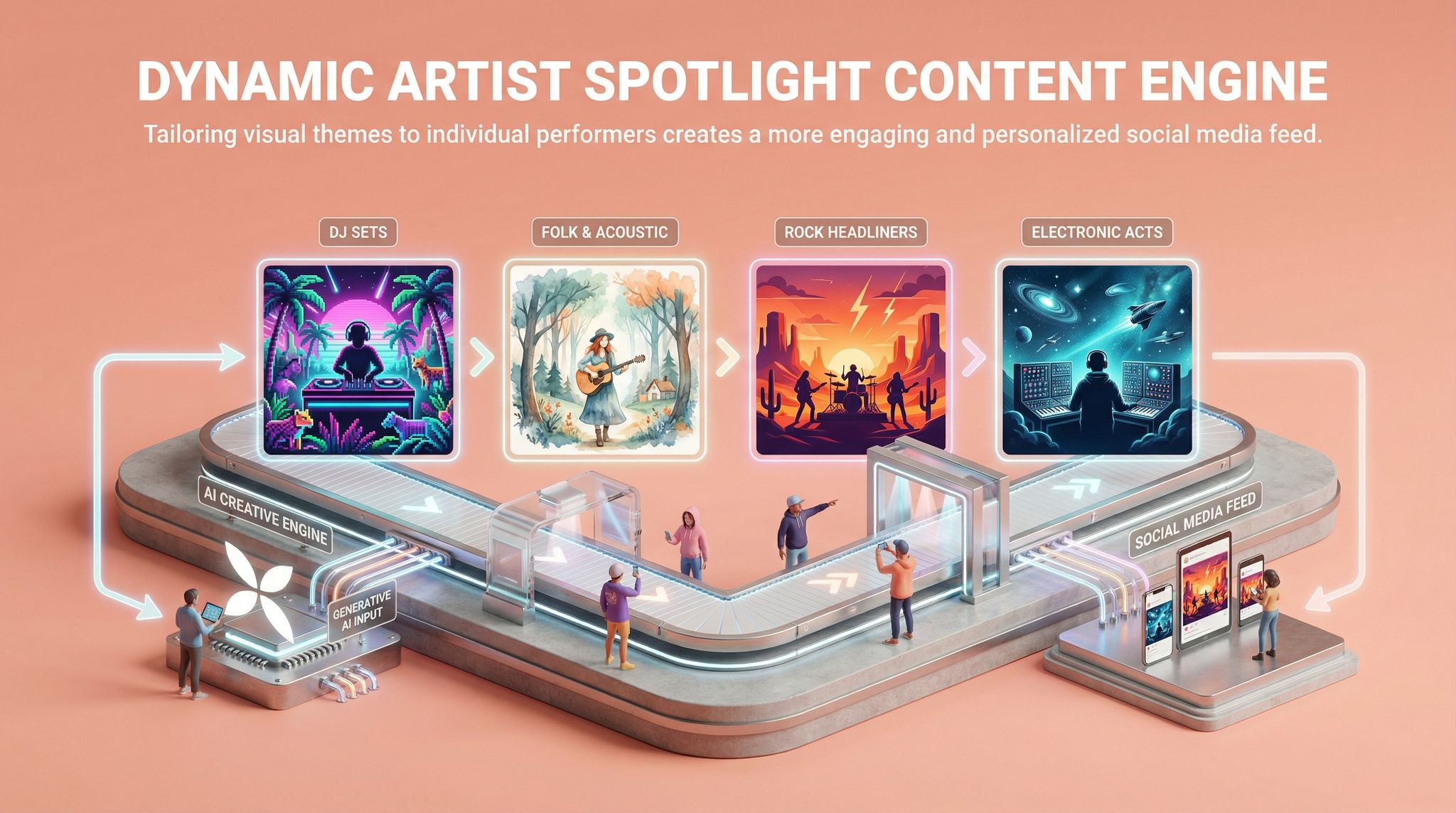 Dynamic Artist Spotlight Content Engine
