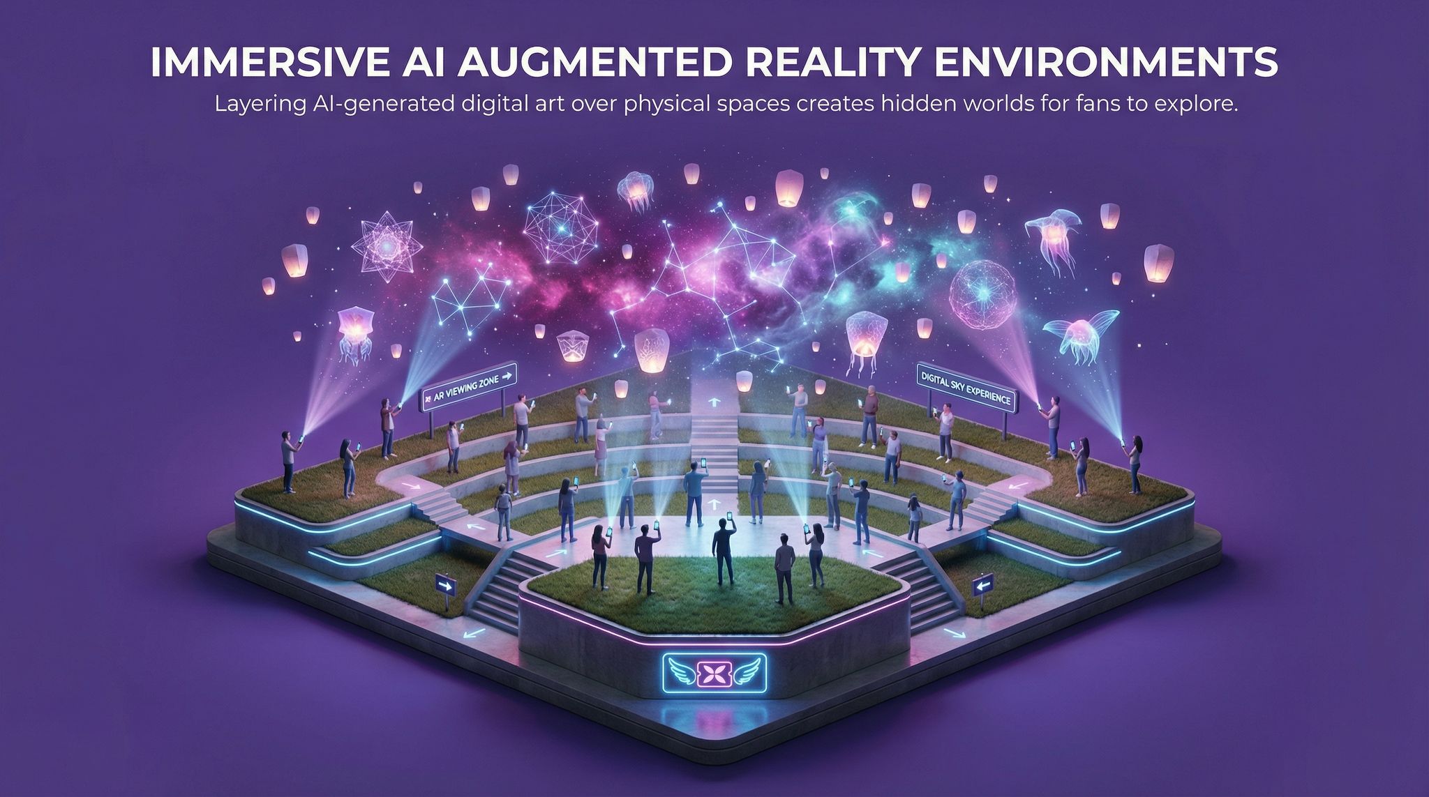 Immersive AI Augmented Reality Environments