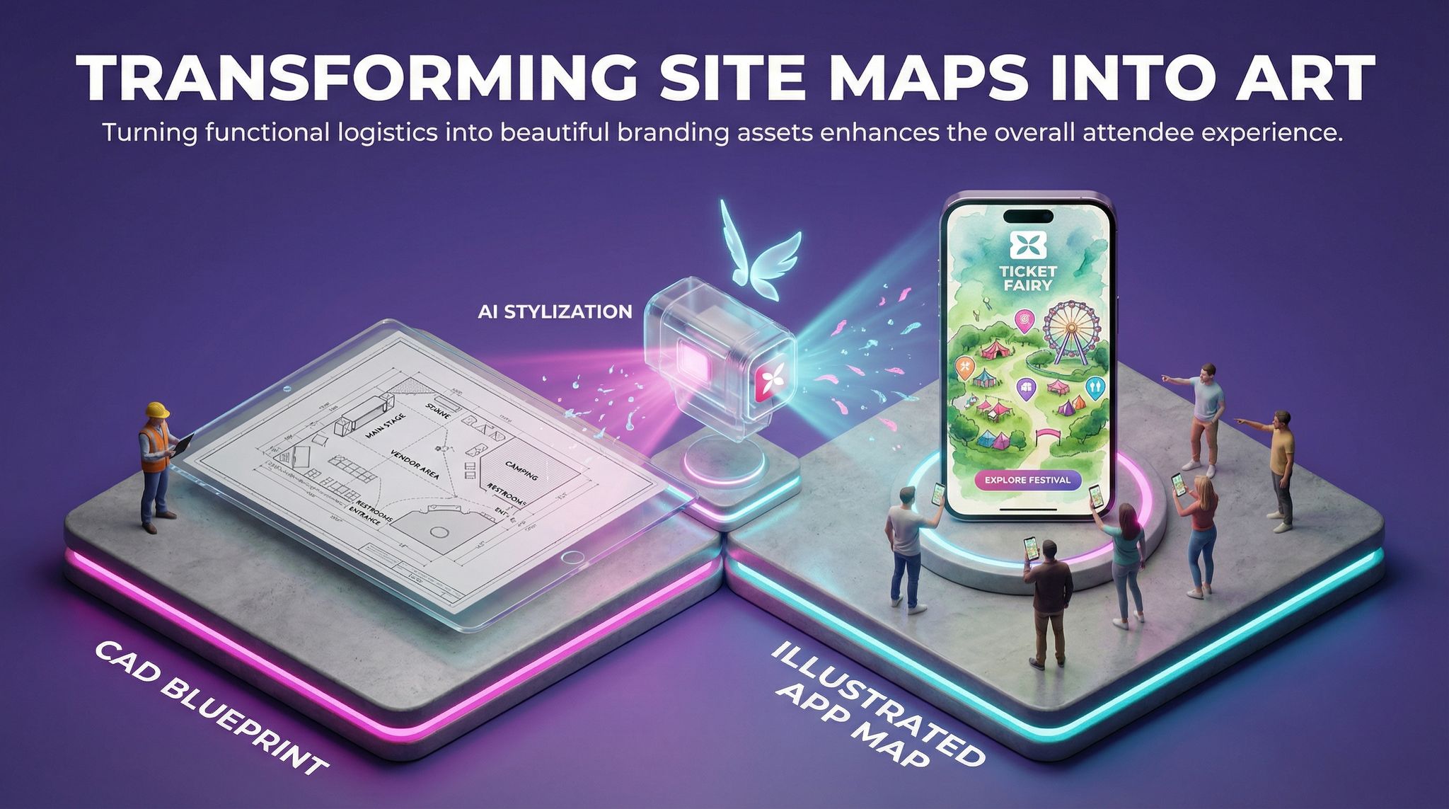 Transforming Site Maps into Art