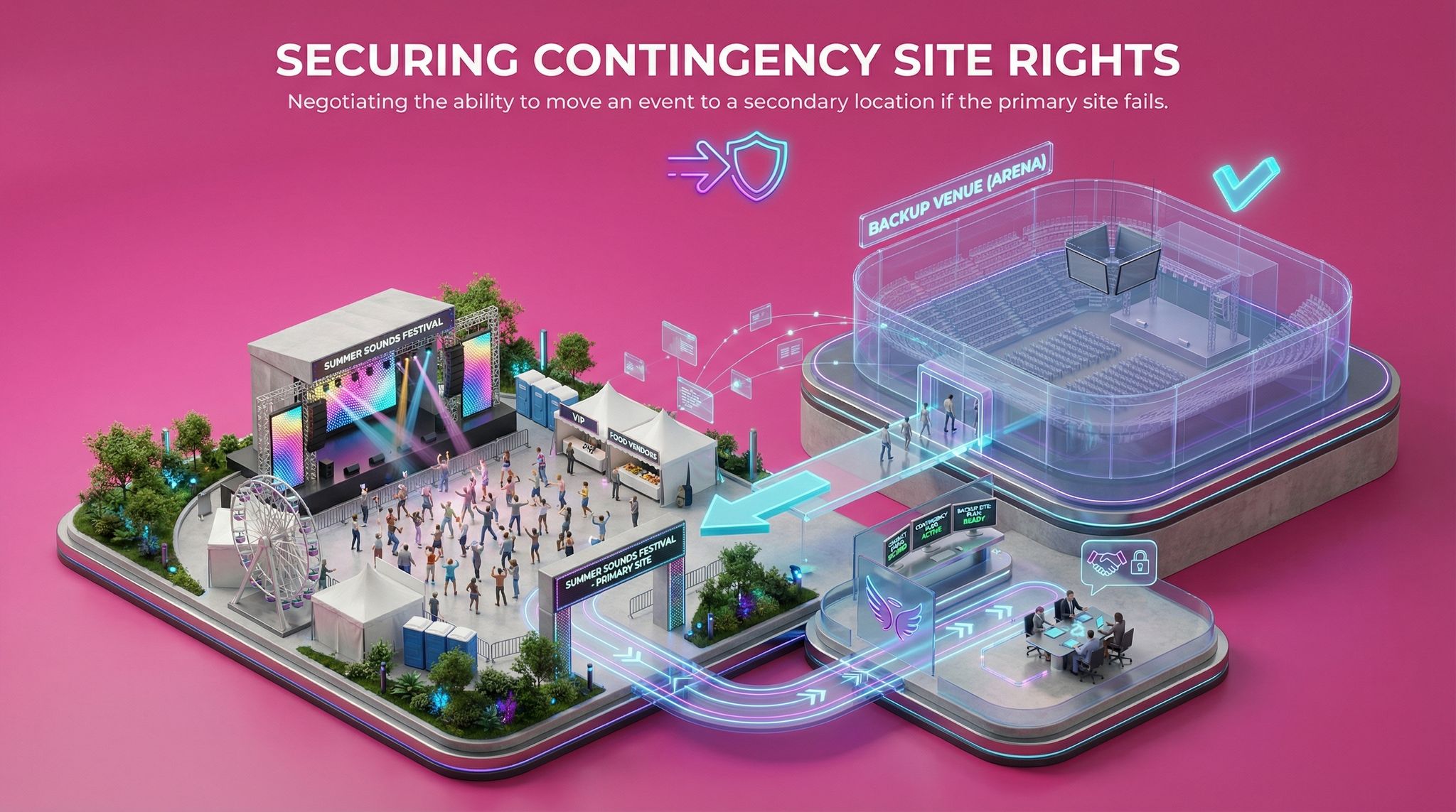 Securing Contingency Site Rights