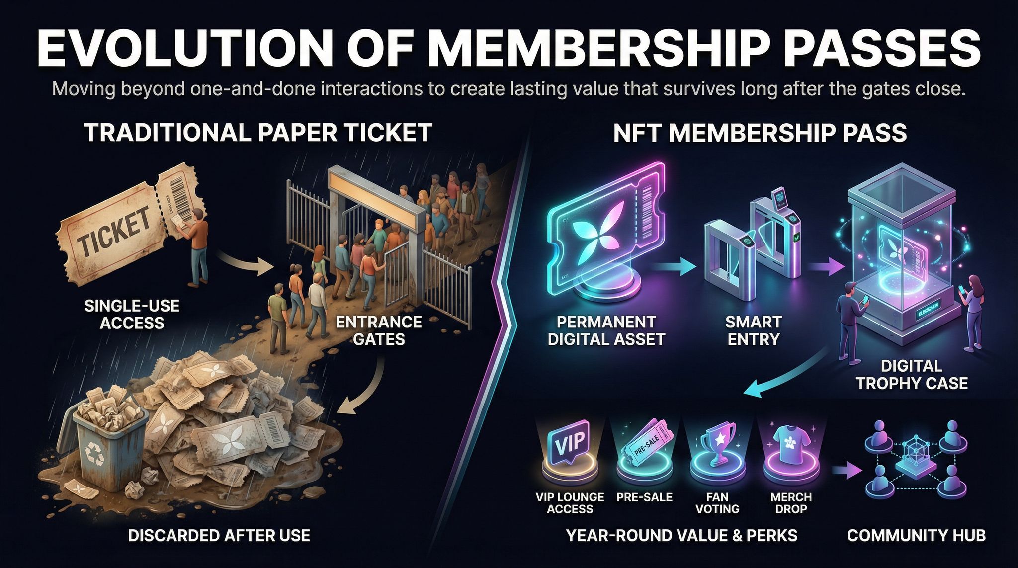 Evolution of Membership Passes